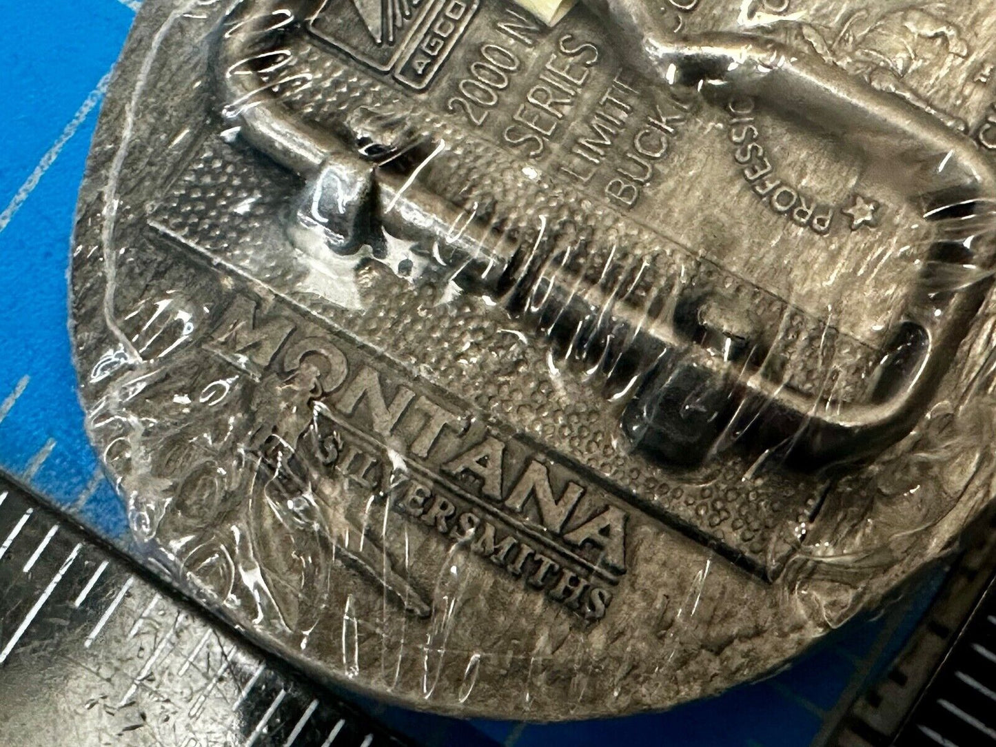 2000 NFR National Finals Rodeo NOS Youth Size Montana Silversmiths Belt Buckle