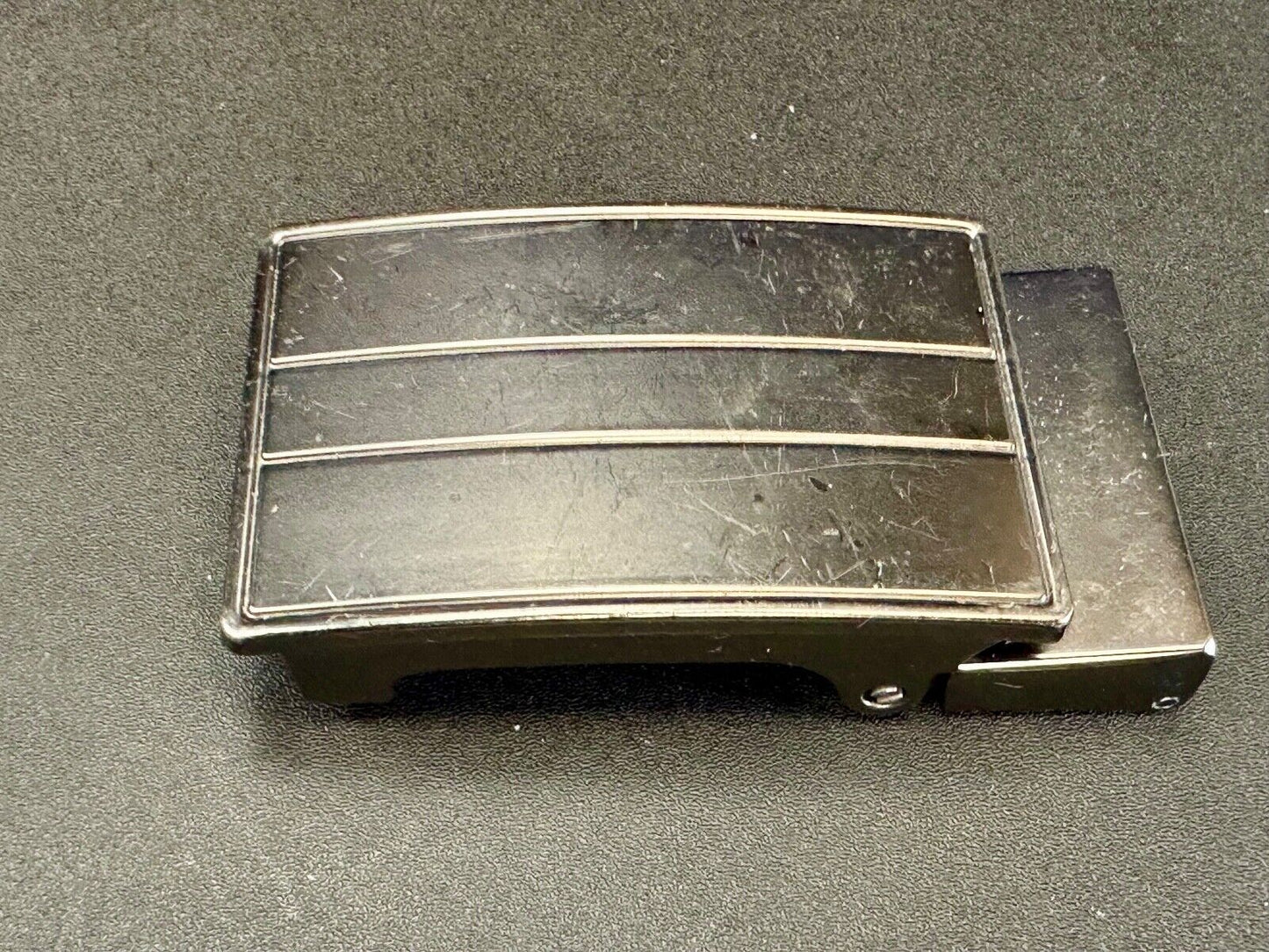 BLACK Color Dress Formal 3 lined replacement Belt Buckle