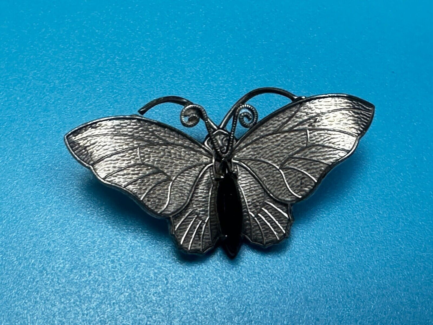 Beautiful Butterfly Cutout Silver Tone Brooch Pin Original by Robert