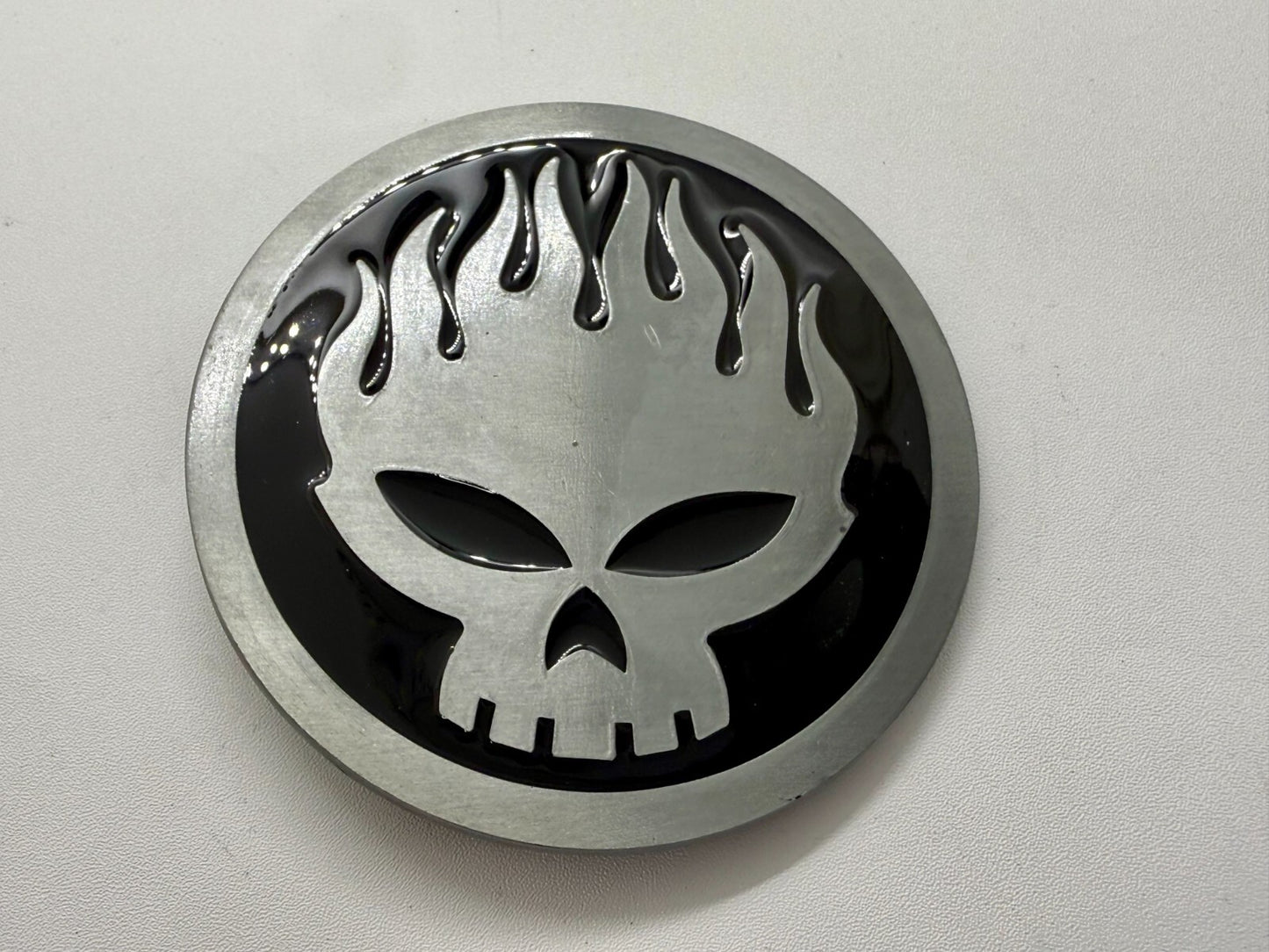 The Offspring Manic Subsidal Skull Album Tour Punk Rock Band Belt Buckle