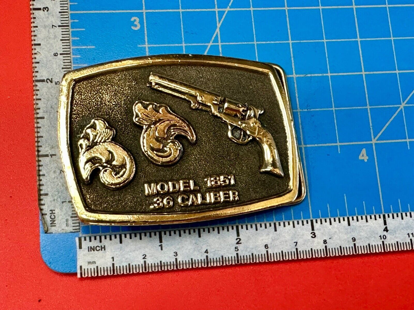 Vintage Gun Collectors Model 1851 .36 Caliber belt buckle by ADezy