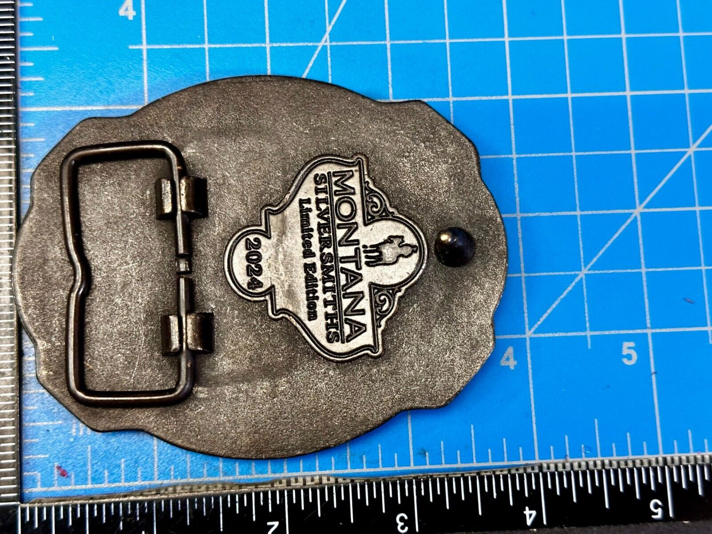 2024 Pendleton Whiskey Let'er Buck Rodeo Cowboy Montana Silversmiths Belt Buckle