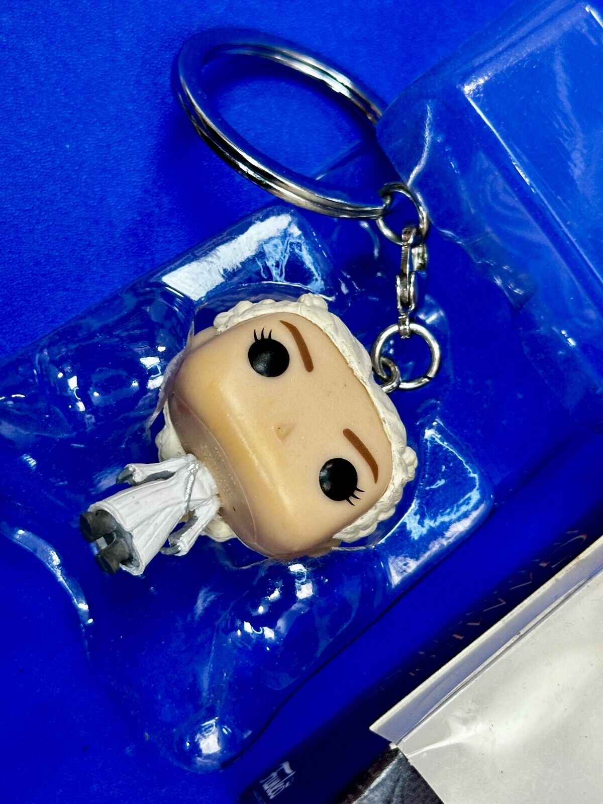 The Game Of Thrones Pocket Pop! Funko Of Daenerys With Dress White Keyring