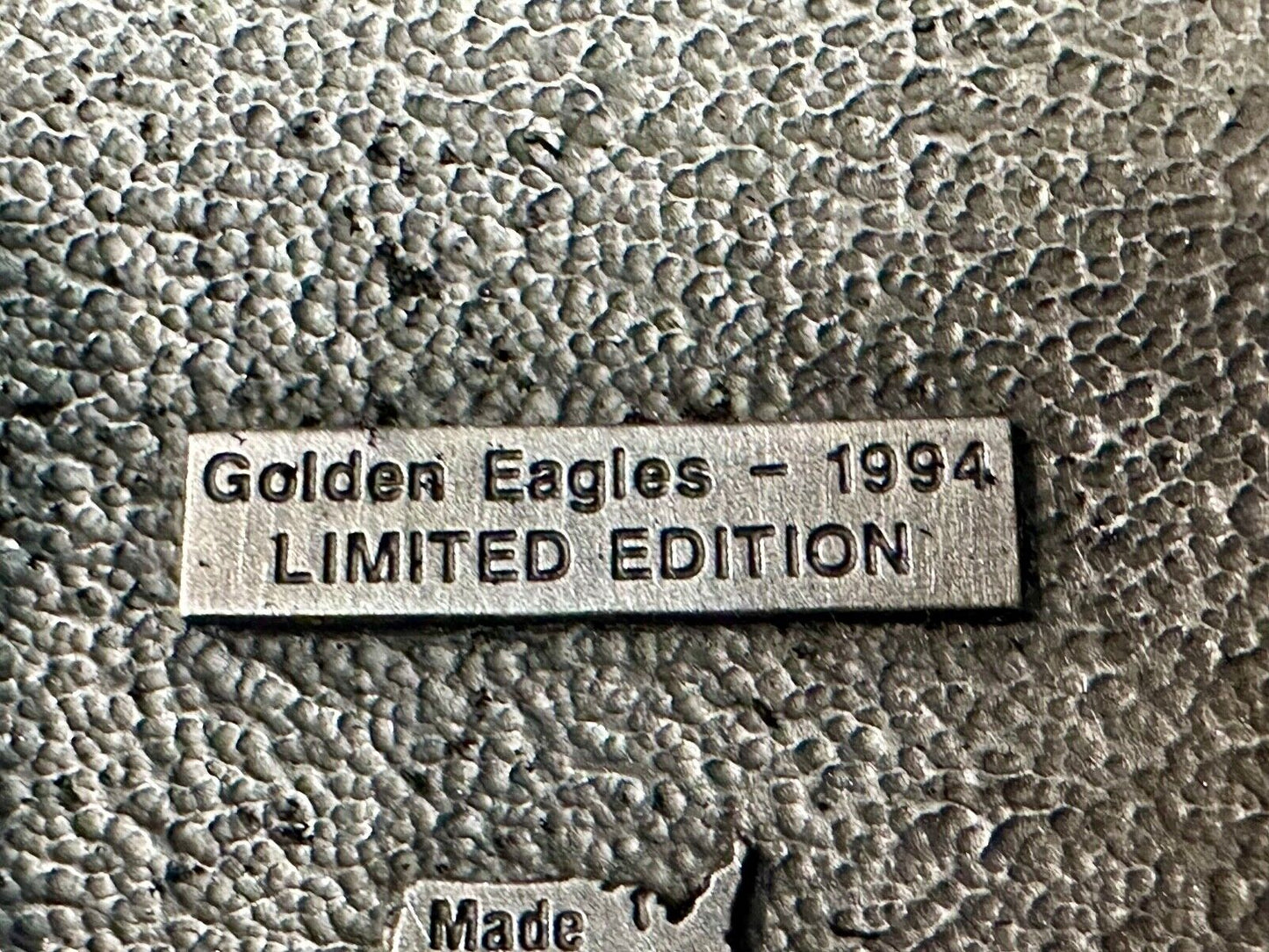 1994 NRA Golden Eagles National Rifle Association Limited Belt Buckle in box