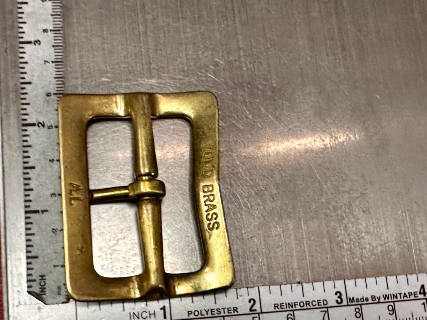 A.I. Brand Center Bar Hippy Uniform Vibe Solid Brass Replacement Belt Buckle