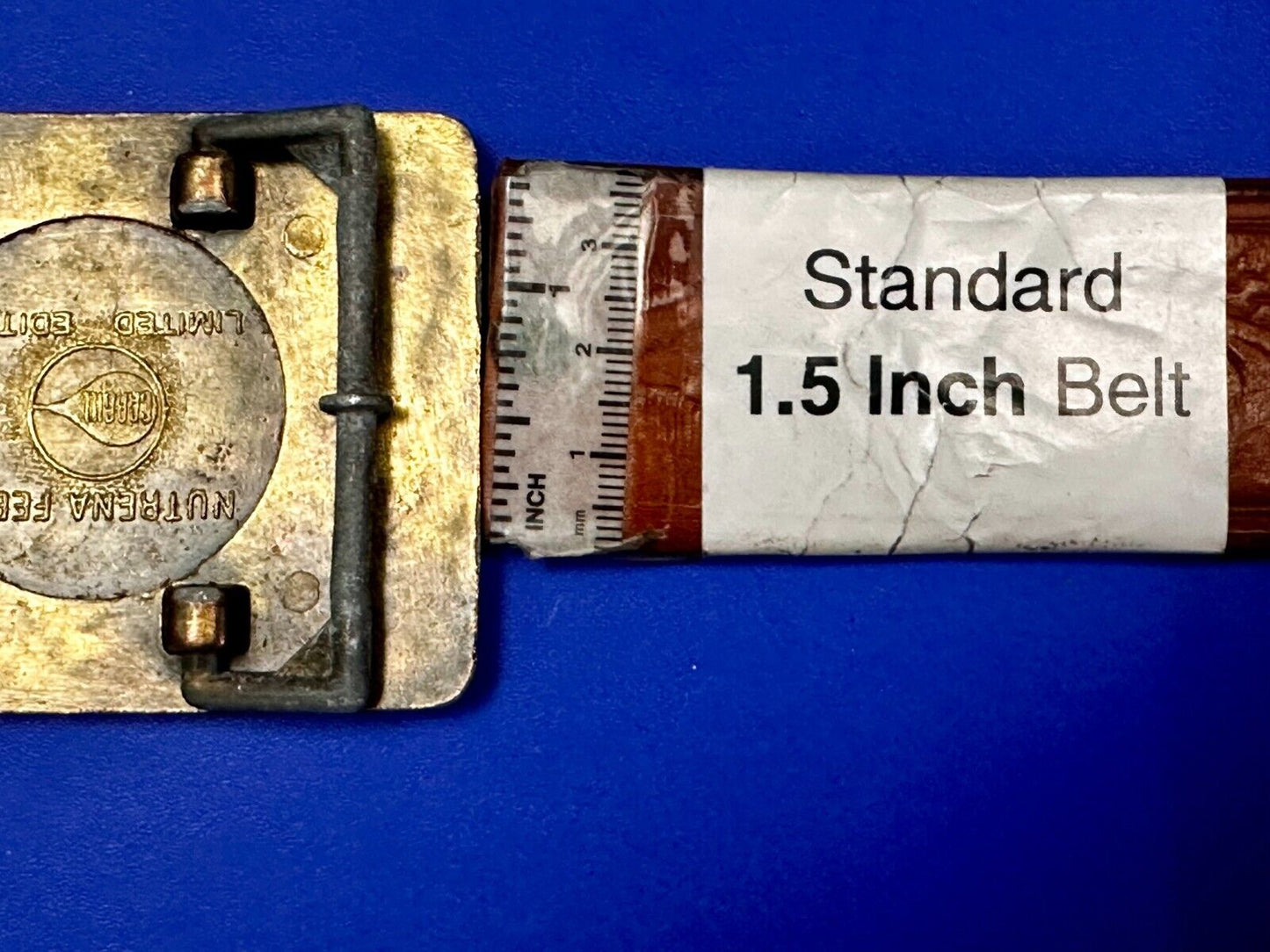 Cattle Country Cow Nutrena Feeds Limited Edition Farmers Promo Belt Buckle