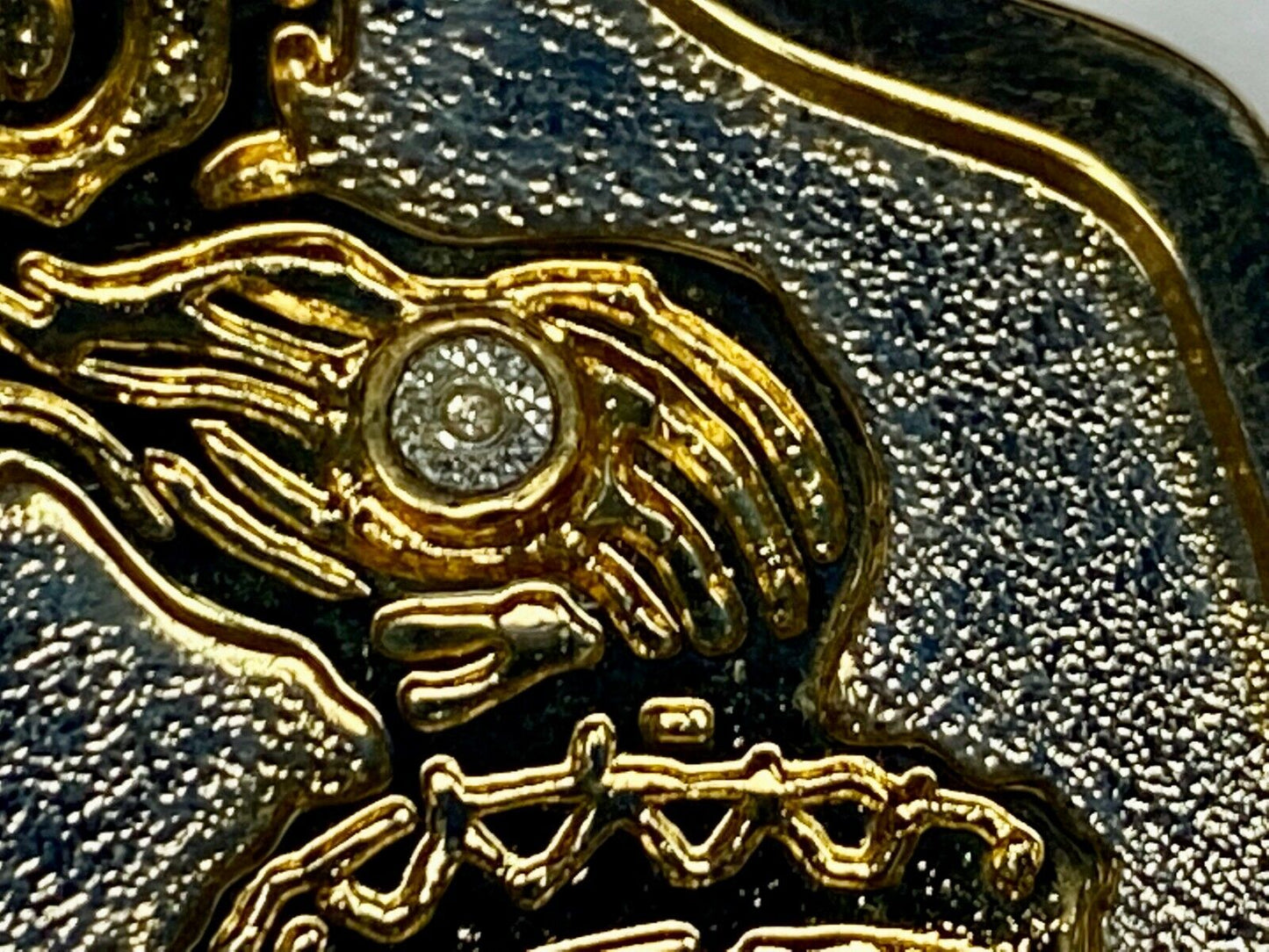 1886-1986 100 Years Of Liberty Statue Of Lady Liberty Belt Buckle Patriotic Nyc