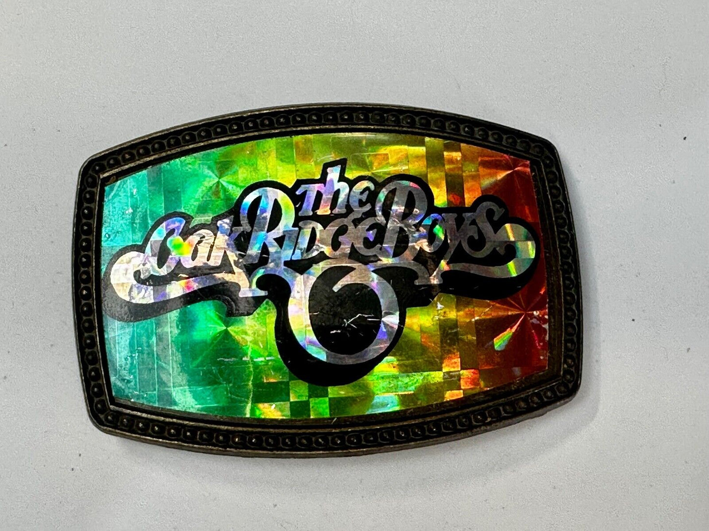 The Oak Ridge Boys - Music Band - Vintage Holographic Prism style Belt Buckle