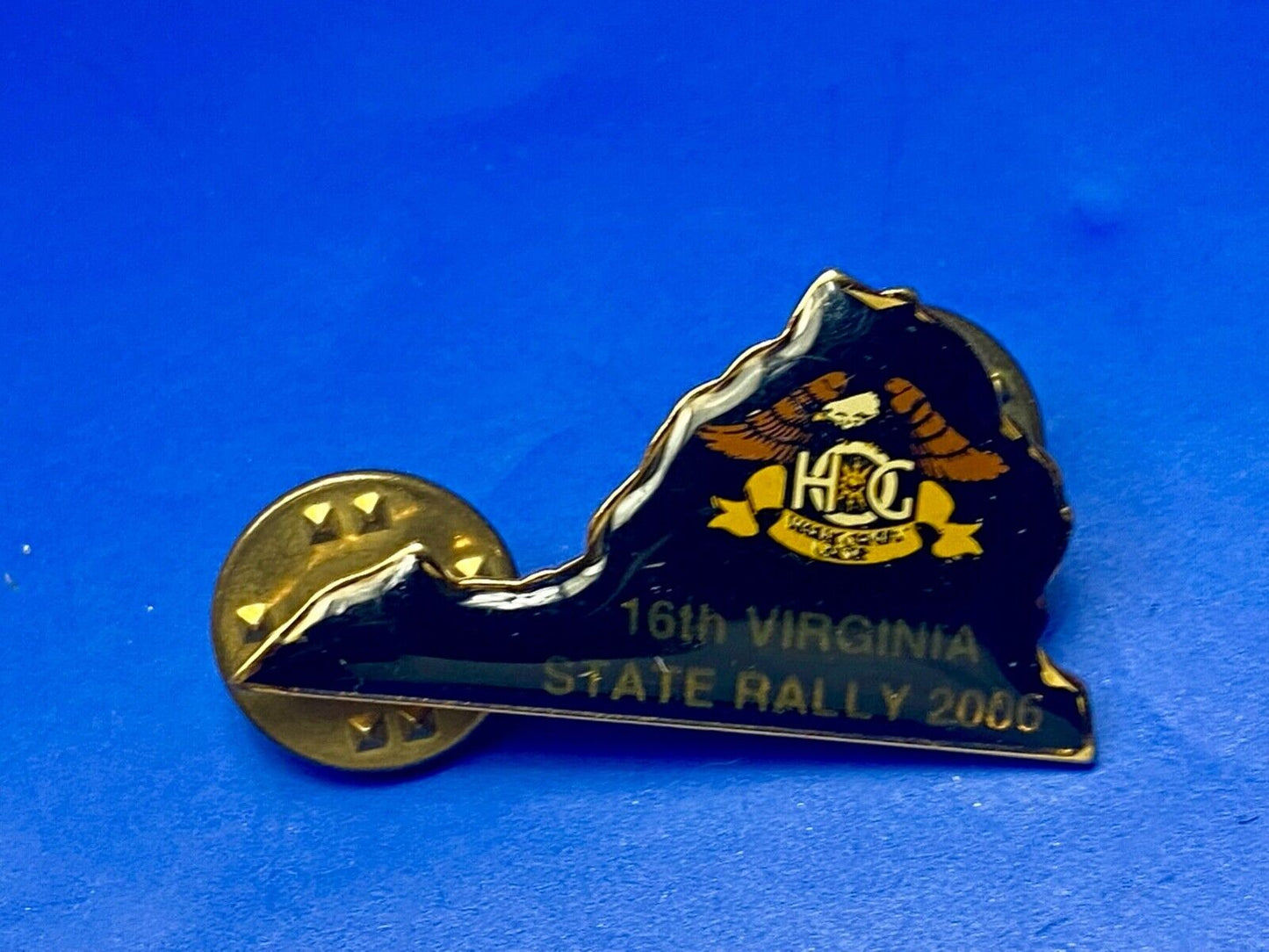 2006 Virginia State Harley Davidson HOG Rally Motorcycle Collectors pin