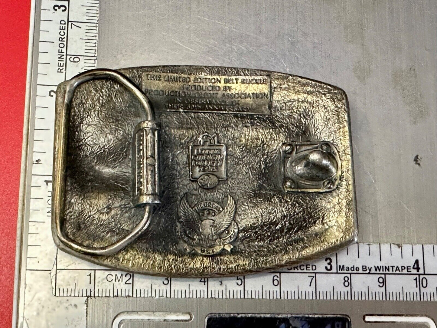 The First PCA loan Production Credit - Vintage The Great American Belt Buckle Co