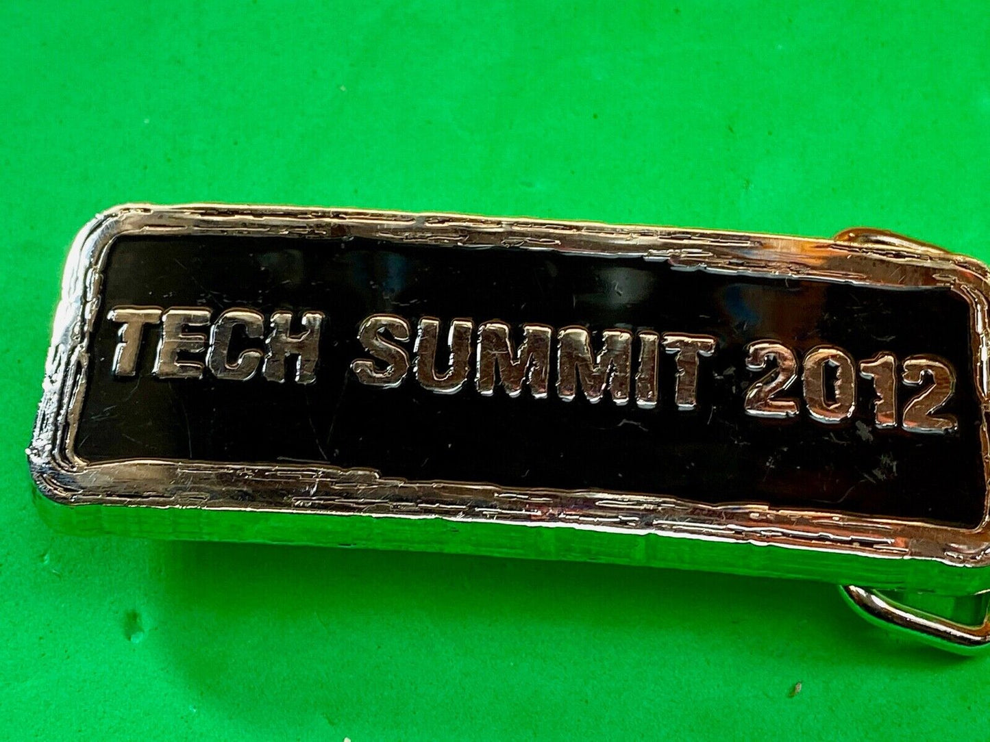 Technology Tech Summit convention advertisement 2012 belt buckle by pinpros