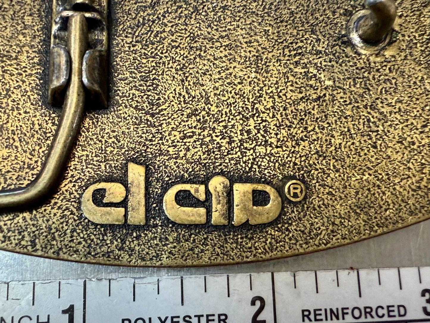 The Durango -Silverton Narrow Gauge Railroad Historic Railway Belt Buckle el Cid