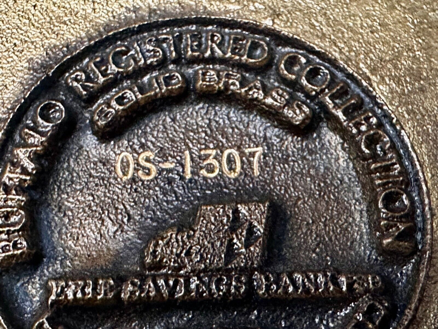 The Erie Canal Buffalo NY State Solid Brass Belt Buckle by Heritage Mint