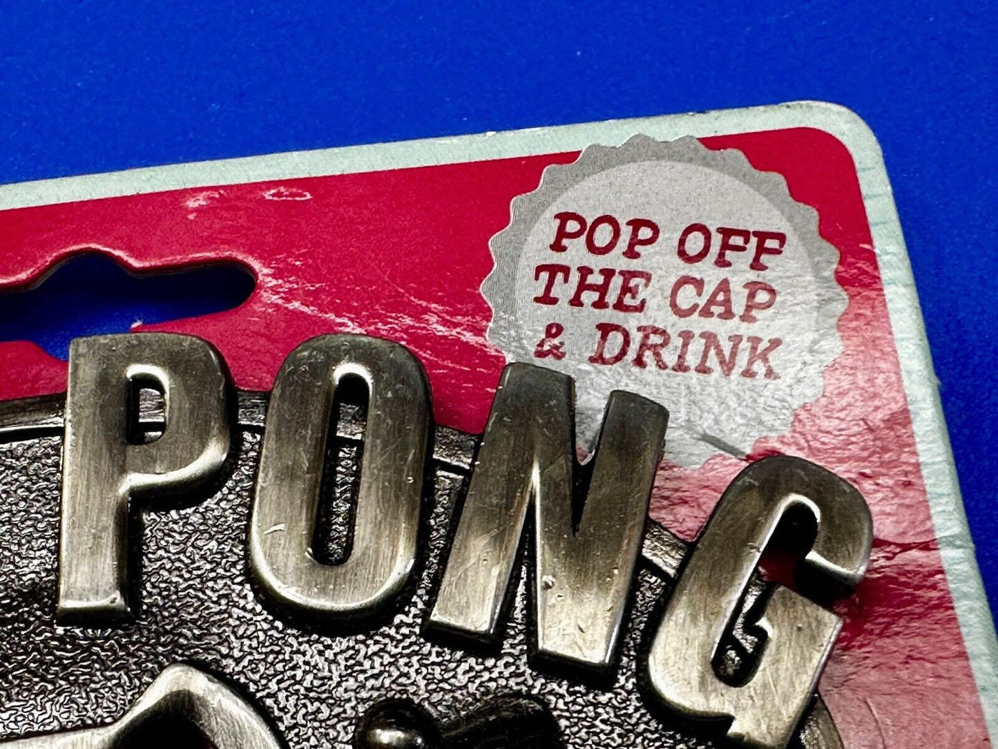 Beer Pong Champ - NOS Kalan Bottle Opener & Belt Buckle - Perfect pick up Line!