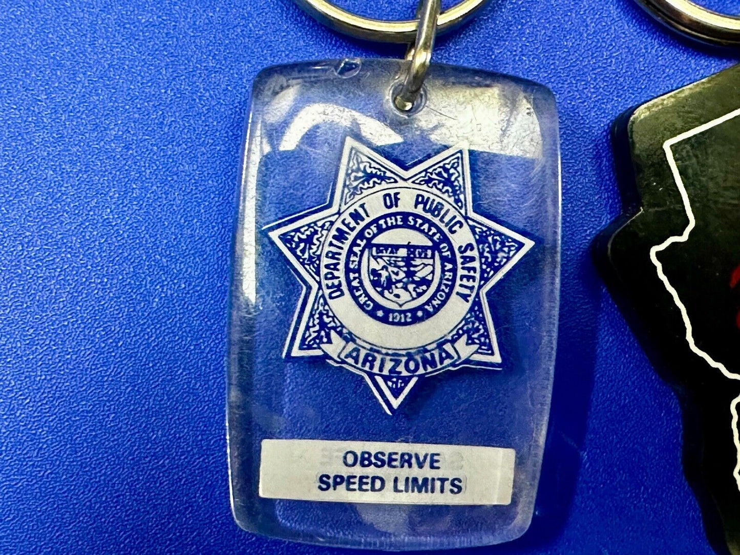 Arizona DARE and Public Safety Observe Speed Limits 2 Lot State Keychains Fobs