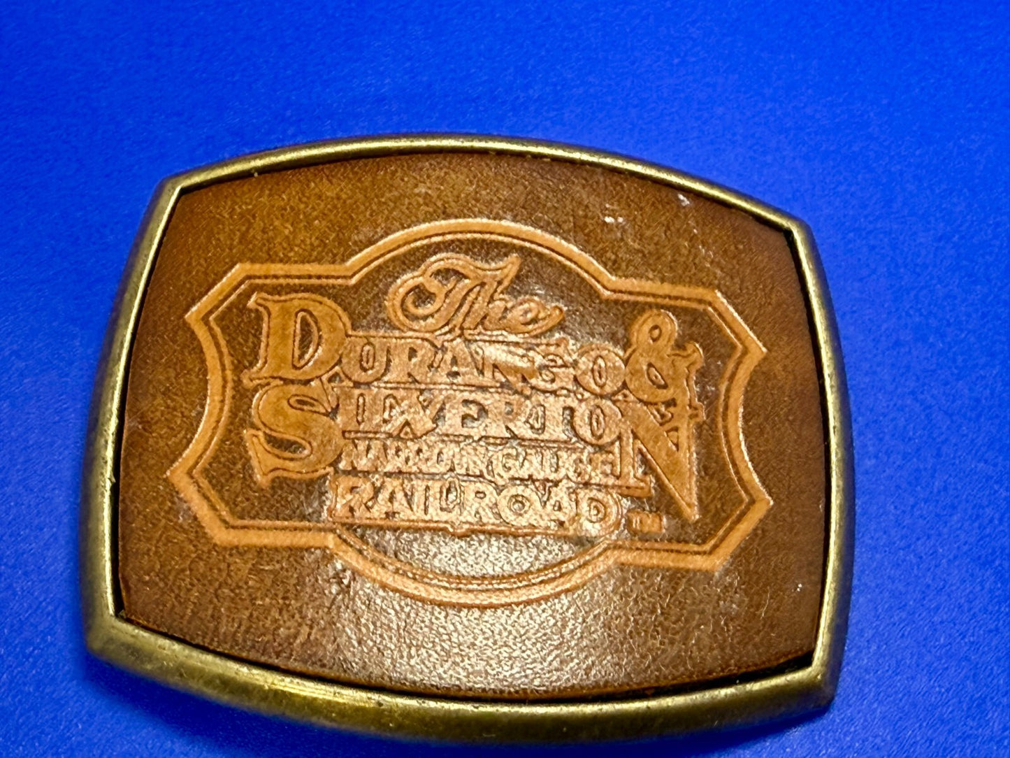 The Durango -Silverton Narrow Gauge Railroad Historic Railway Belt Buckle el Cid