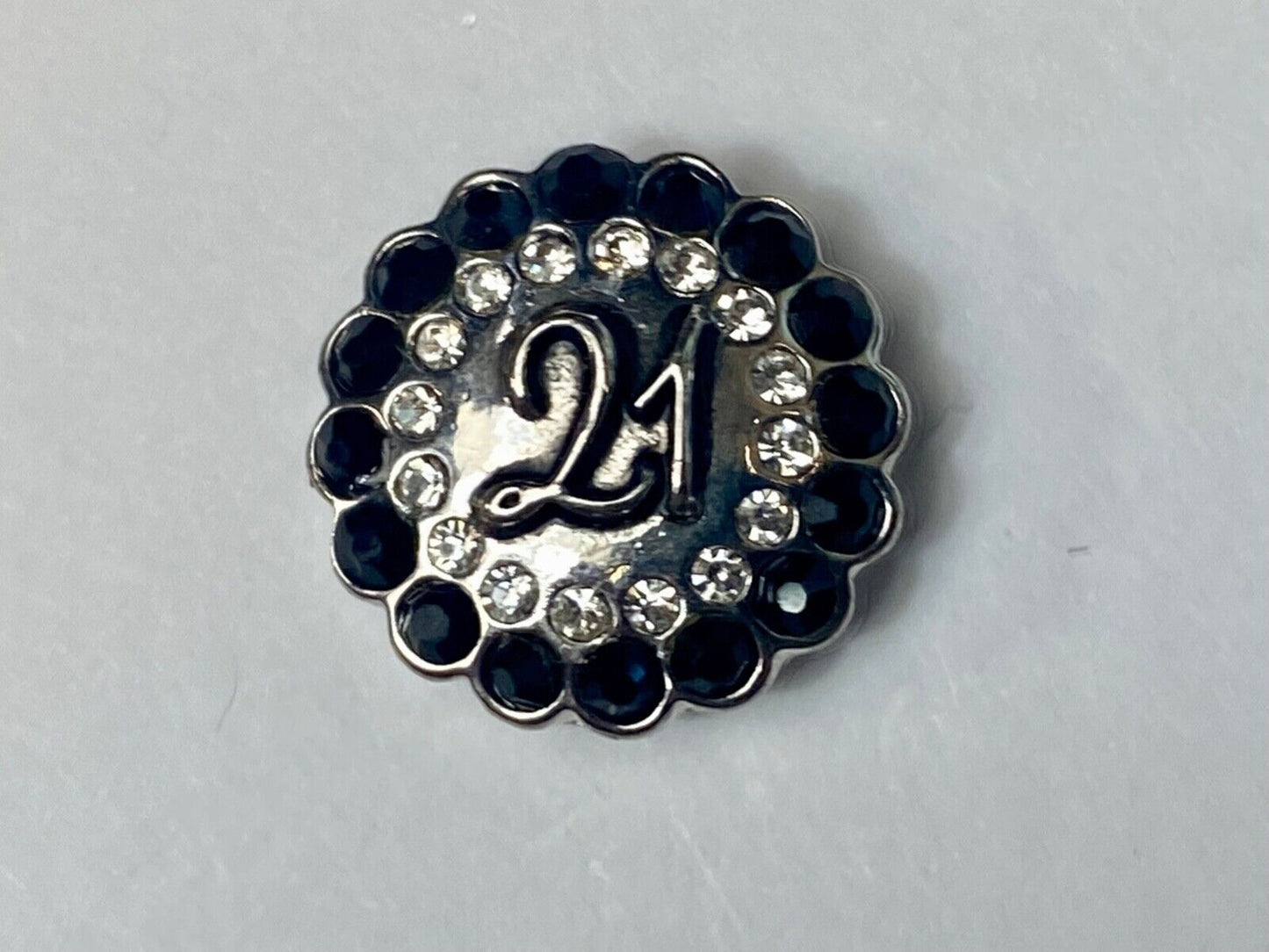 21 - blackjack birthday! 18mm Button Charms, Ginger Snaps - Magnolia Vine