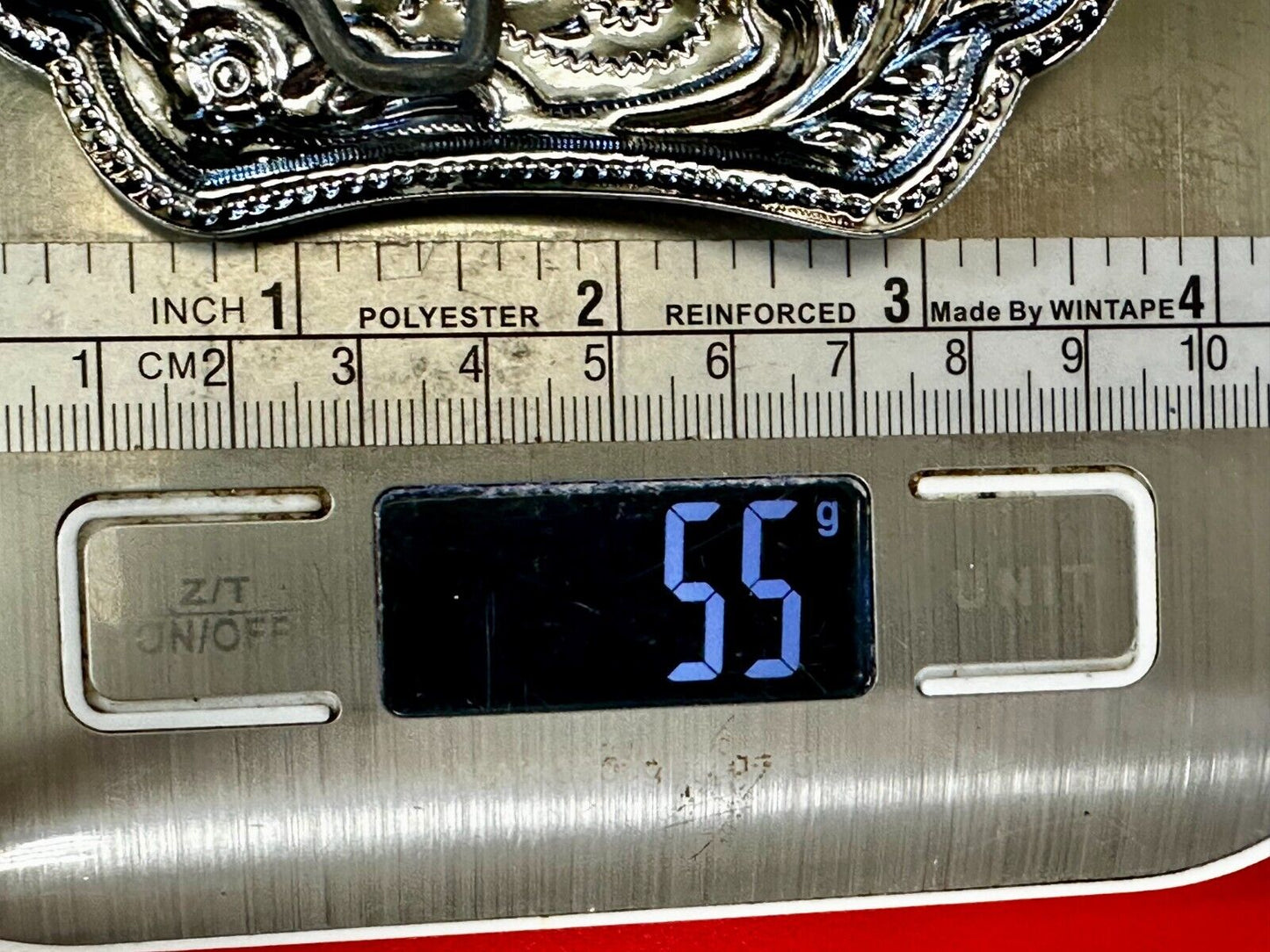 Texas Longhorn Rodeo Steer Bull Vintage Two Tone Western Cowboy's Belt Buckle
