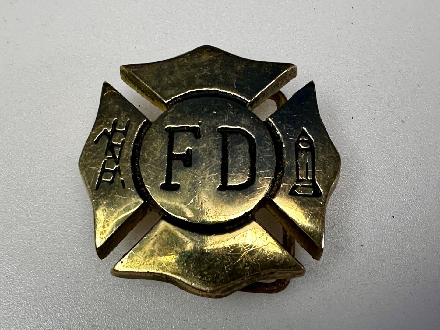 Belt Buckle fire logo