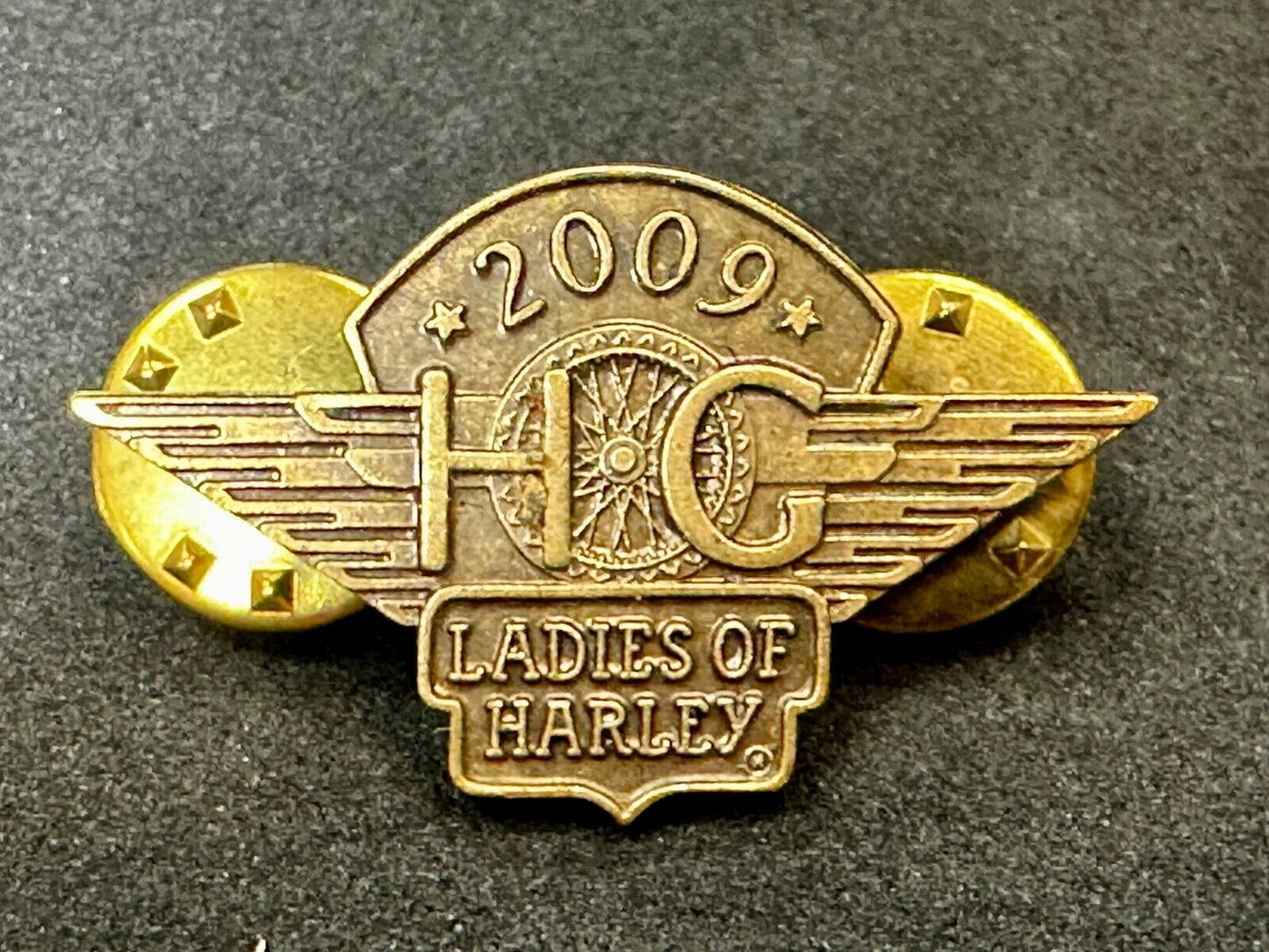 2009 Ladies of Harley Davidson Owners Group HOG Pin for Jacket or Vest