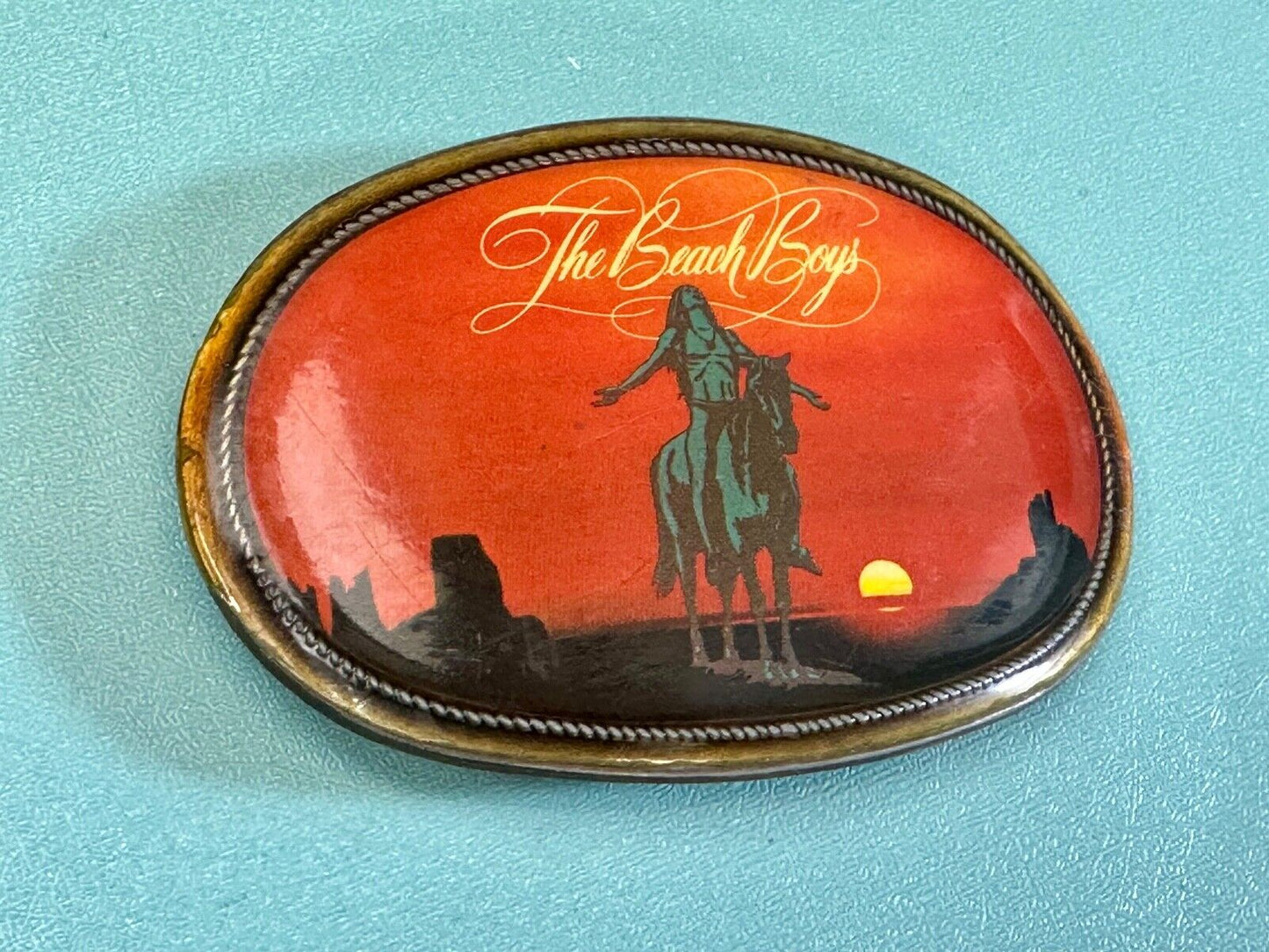 The Beach Boys, Endless Summer RARE Band Music Vintage 1976 Pacifica belt buckle