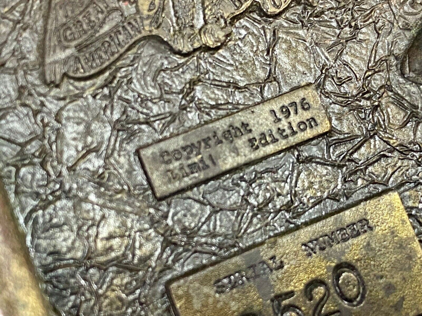 1976 The Deer In Nature - Great American Belt Buckle Co