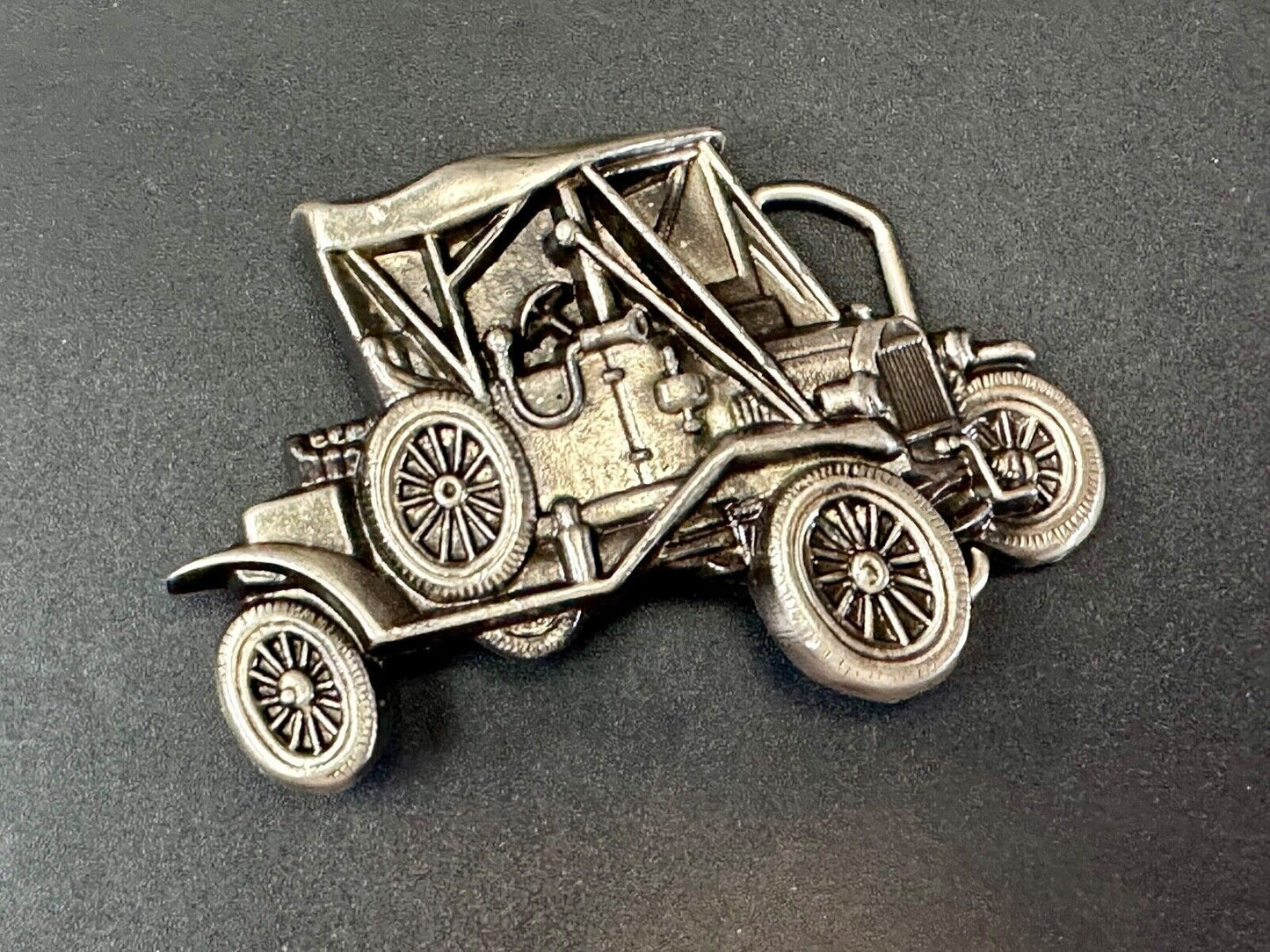 vintage Car Collectors Auto 30's? Cutout car shaped belt buckle