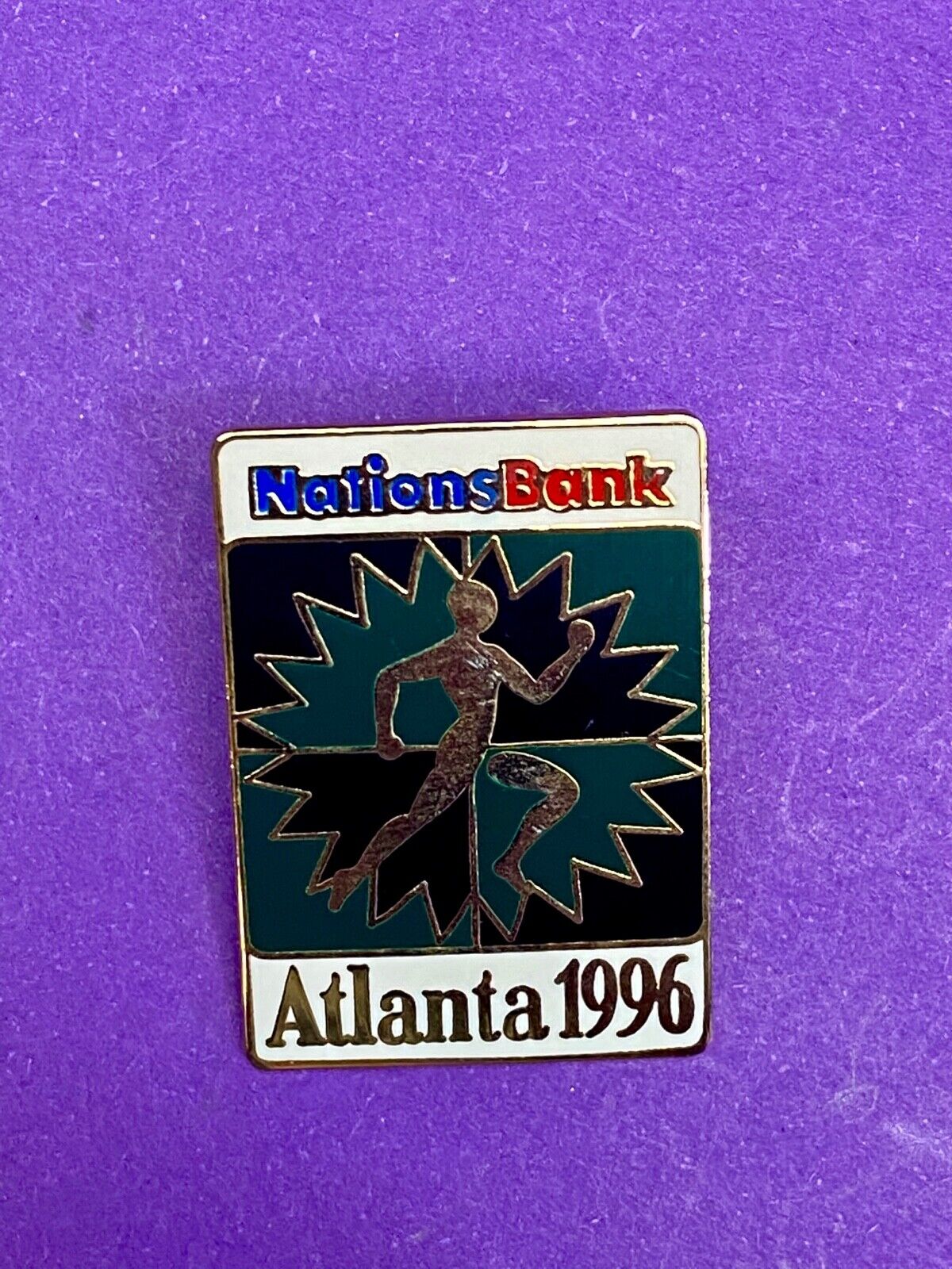 1996 ATLANTA OLYMPIC PIN TRACK and FIELD - NATIONS BANK PIN TEAM USA