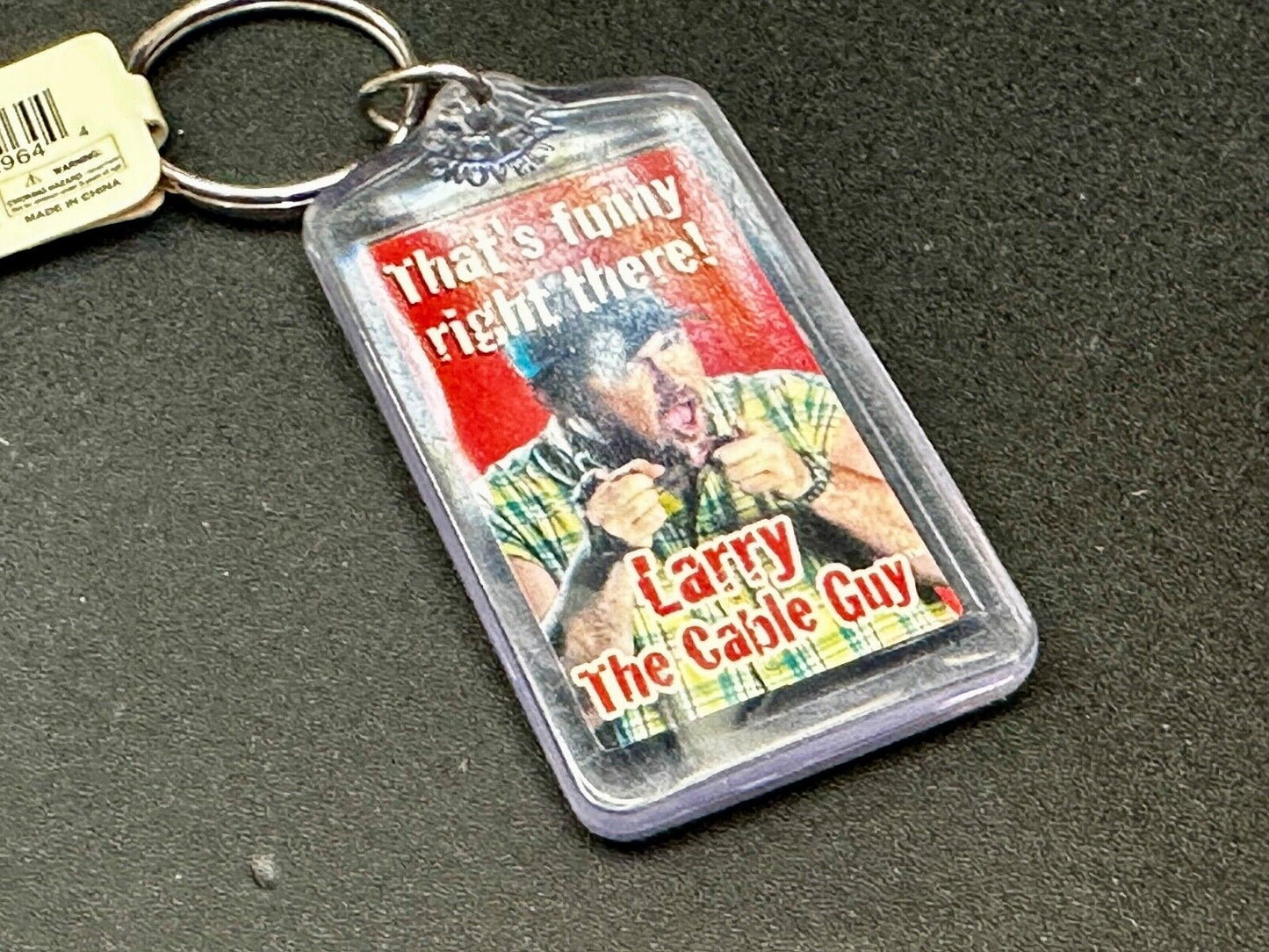 That's Funny Right There Larry The Cable Guy Keychain - Key Ring Chain Souvenir