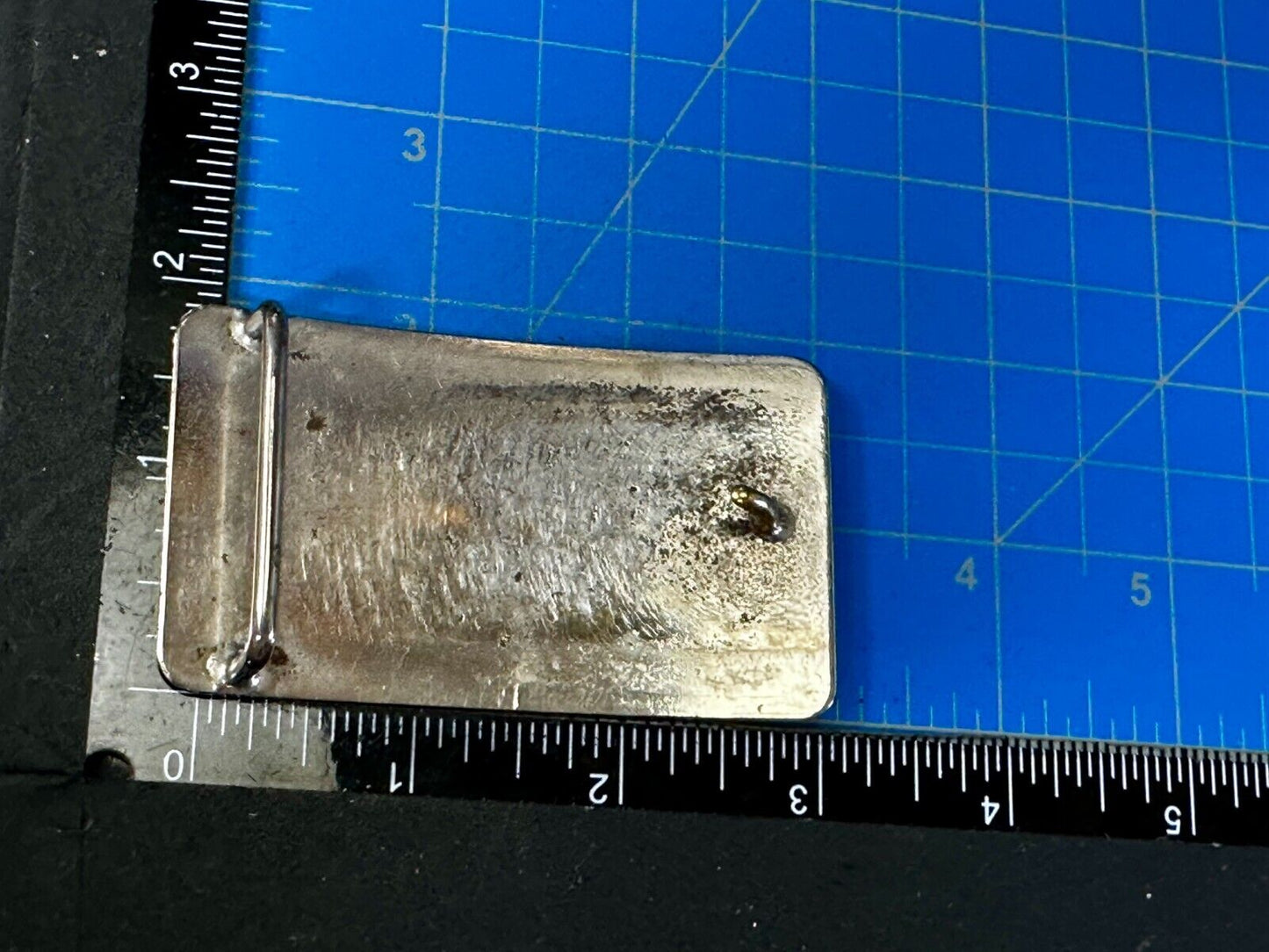 Vintage Engraved Silver Tone Belt Buckle For Craft Project Or To Wear!