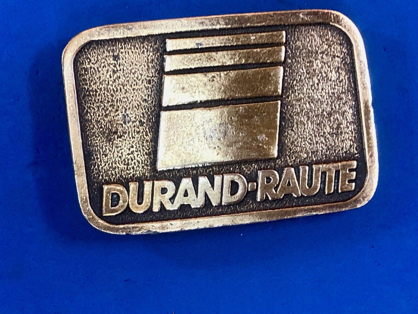 Vintage Durand - Raute Milling Machinery belt buckle by Adaisy