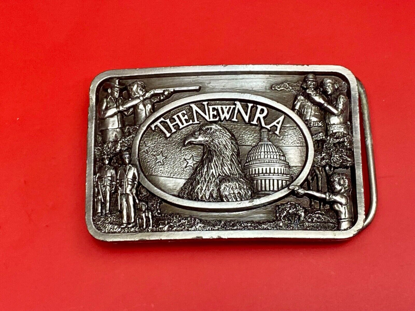 The New NRA Collectors Series 1993 Sixth edition RARE! Gun Rights belt buckle