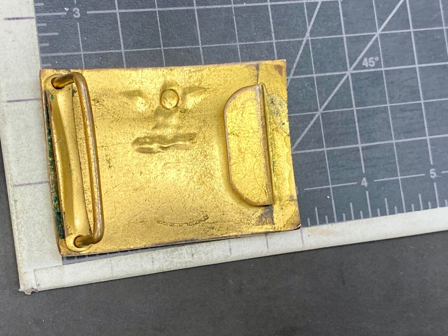 Vintage American Eagle Belt Buckle Riverside Military Academy Georgia