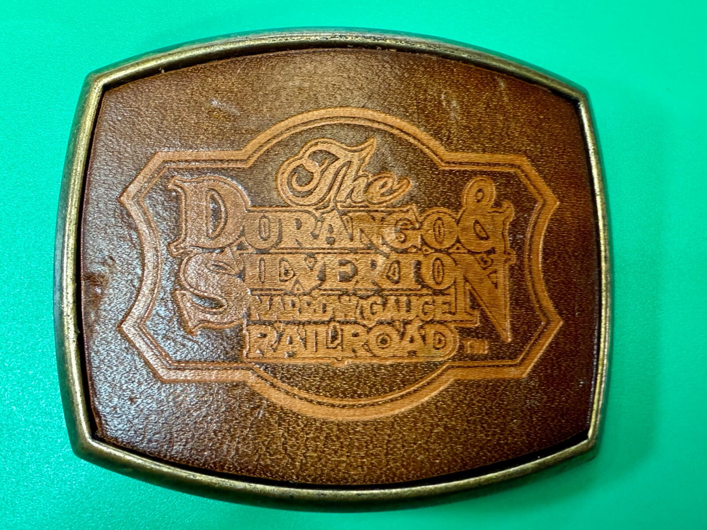 The Durango -Silverton Narrow Gauge Railroad Historic Railway Belt Buckle el Cid