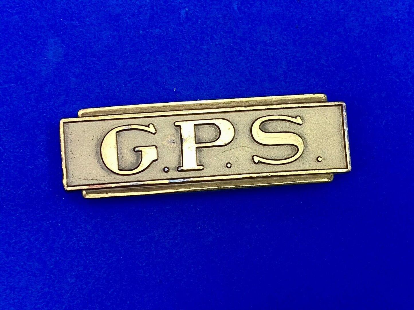 Vintage Belt Buckle By Herff Jones. Initials? Letters Gps