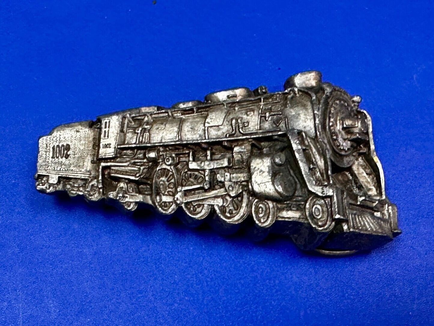 Train Locomotive Steam Engine RR RailRoad Vintage 1978 Bergamot Belt Buckle