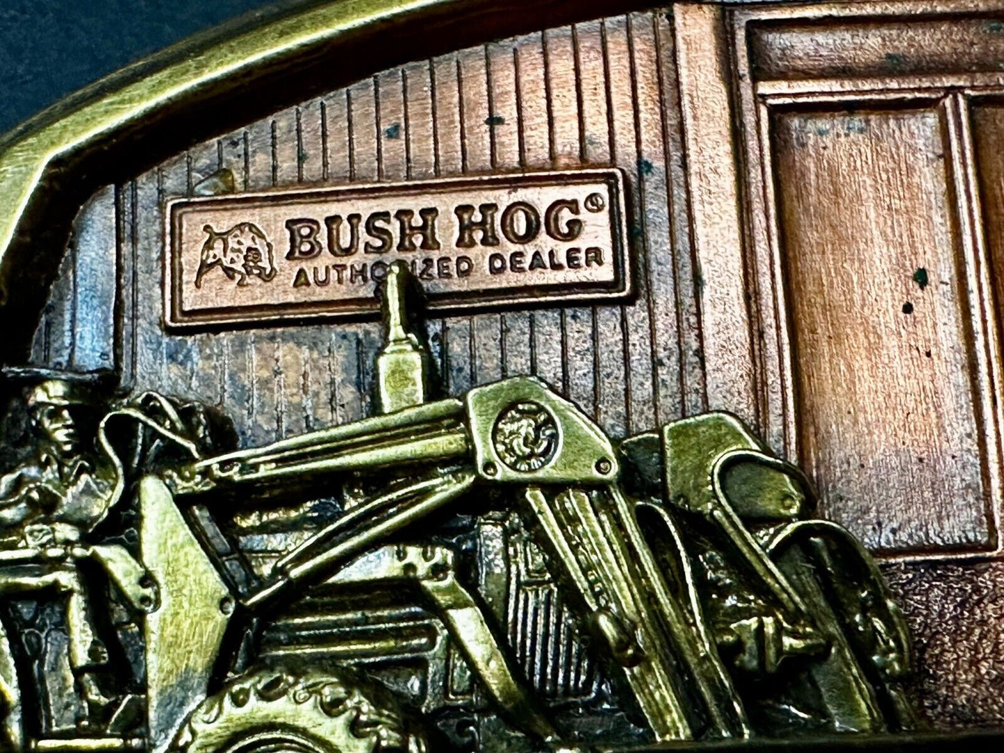 1994 Bush Hog The Legend Agriculture Machine Co. Commemorative Belt Buckle