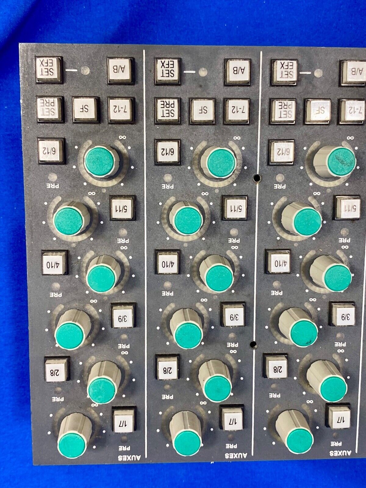 Aux Time from Solid State Logic Axiom MT + SSL A Series Console Mixer
