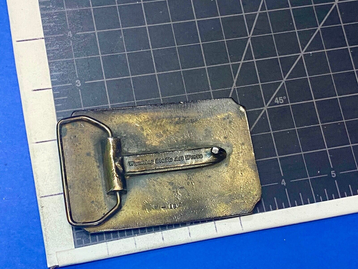 VINTAGE 70s COMMITTEE OF VIGILANCE, SAN FRANCISCO CA BELT BUCKLE WY Studio Art