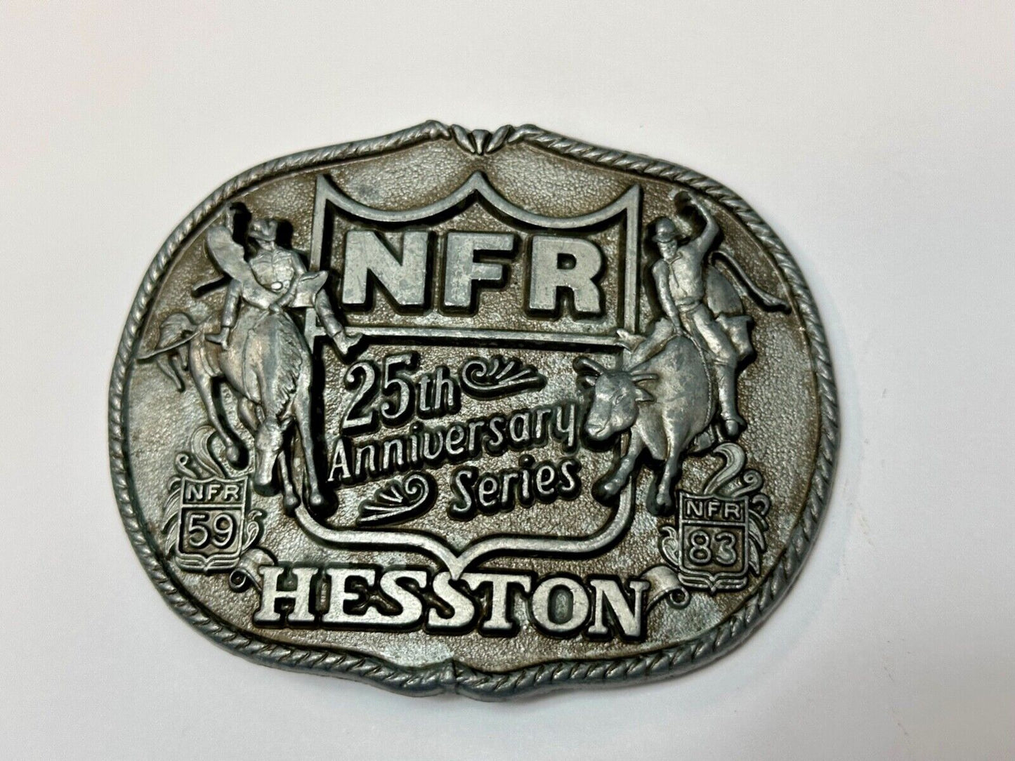 25th Anniversary Series NFR National Finals Rodeo First Edition belt buckle