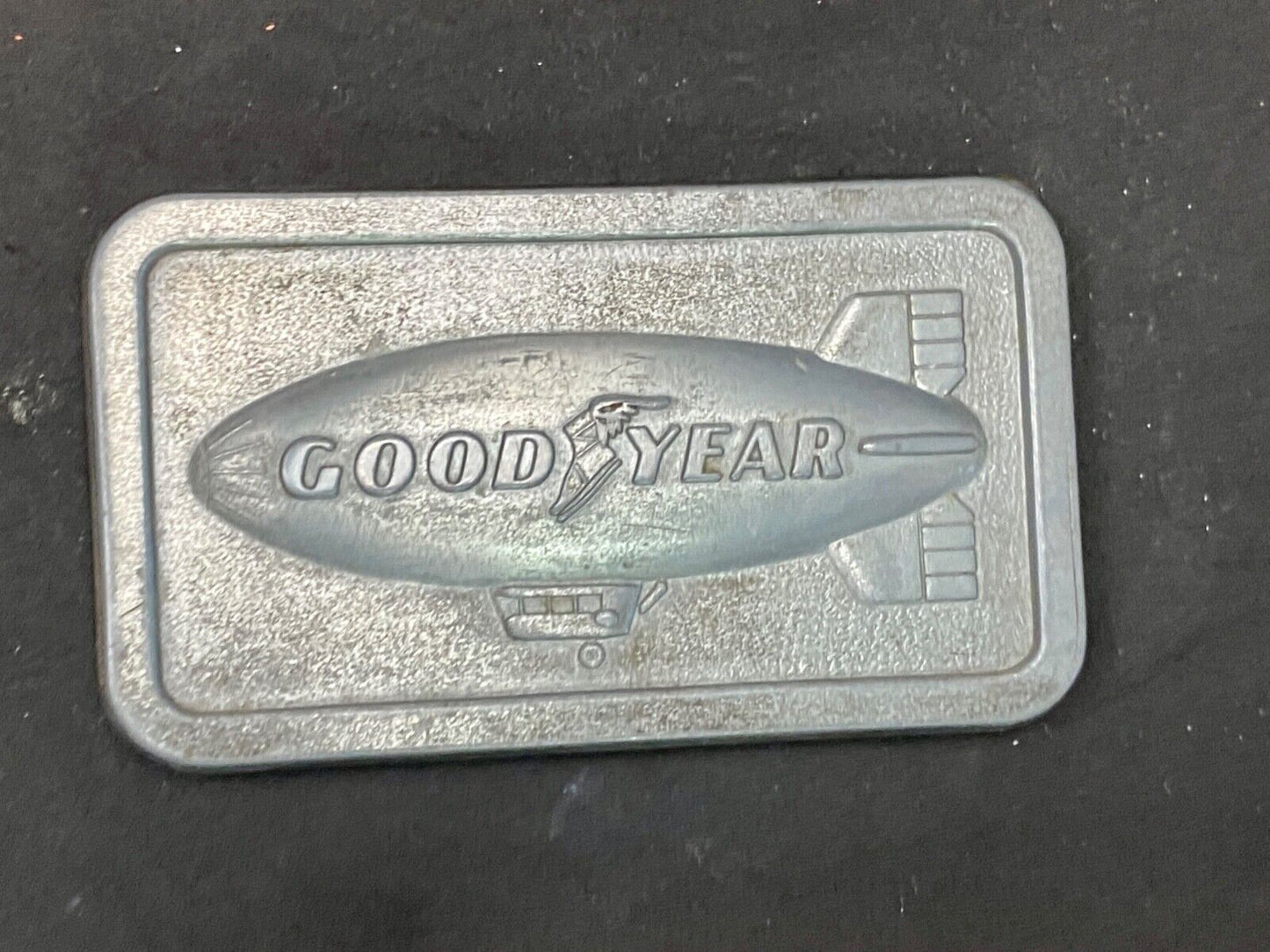 The Goodyear Blimp - Sporting Events, Tire And Rubber Company Belt Buckle