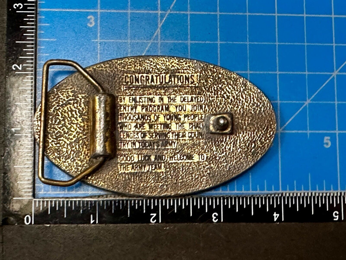 US Army Enlisted Soldier Delayed Entry Program United Staes Military Belt Buckle