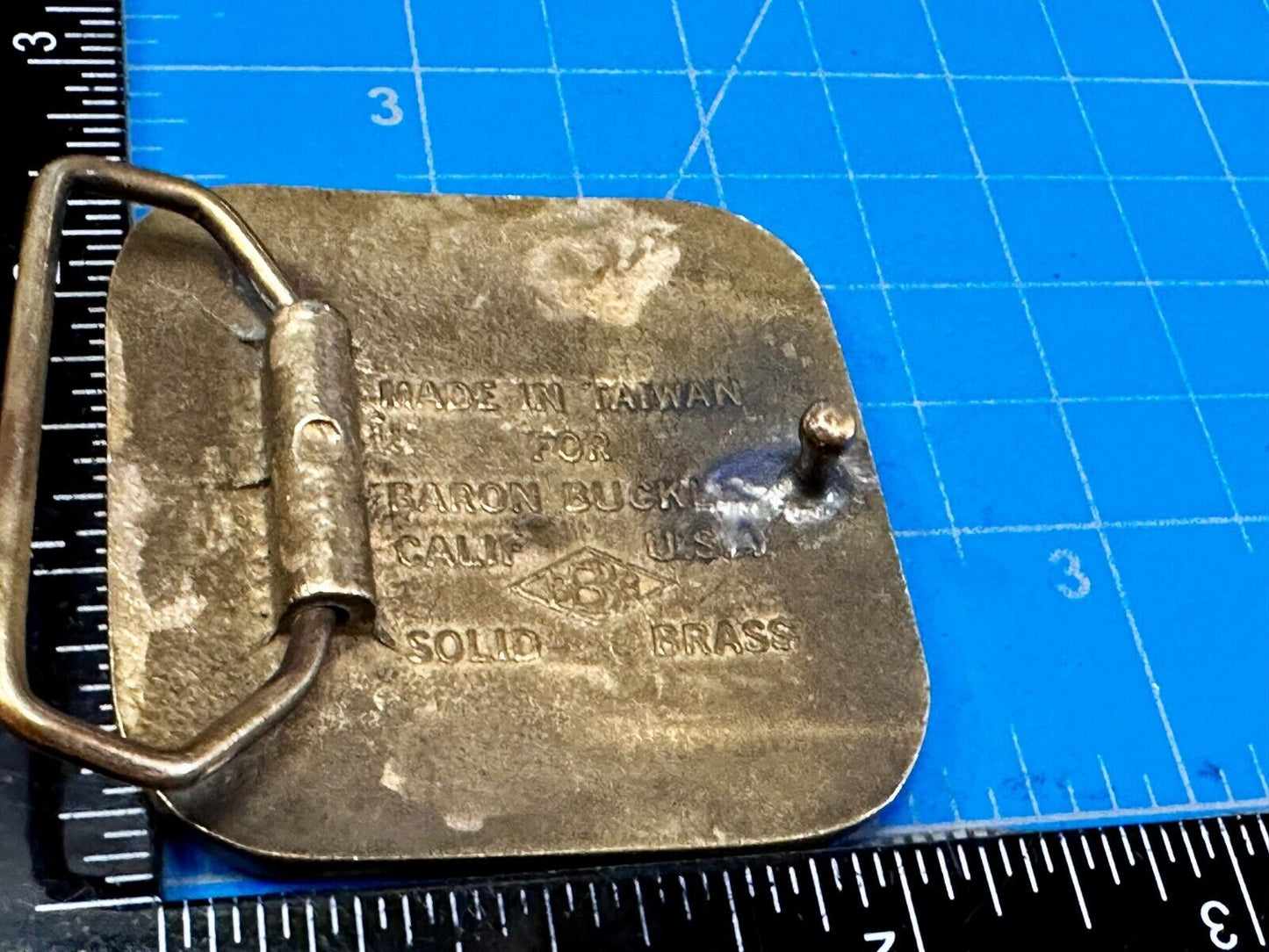 USPS United States Postal Service U.S Mail Solid Brass Belt Buckle by Baron BBB