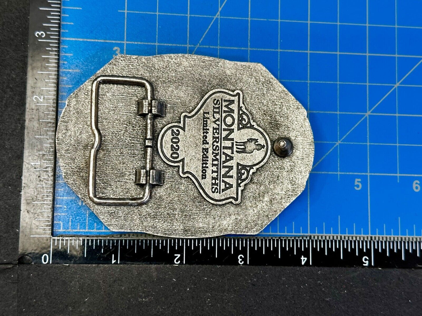 2020 Pendleton Whiskey Let'er Buck Rodeo Cowboy Montana Silversmiths Belt Buckle