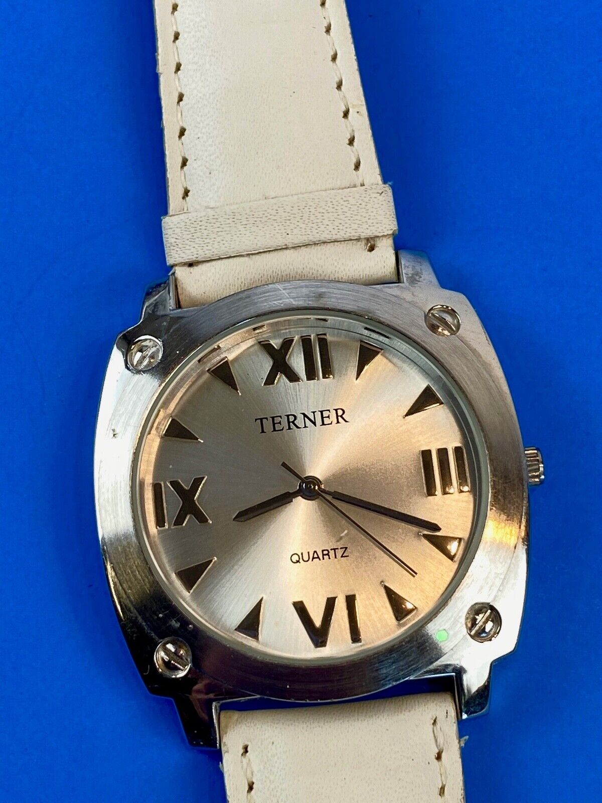 Bijoux Terner Women's Lades Dress Watch 6327- White Band - Fresh Battery