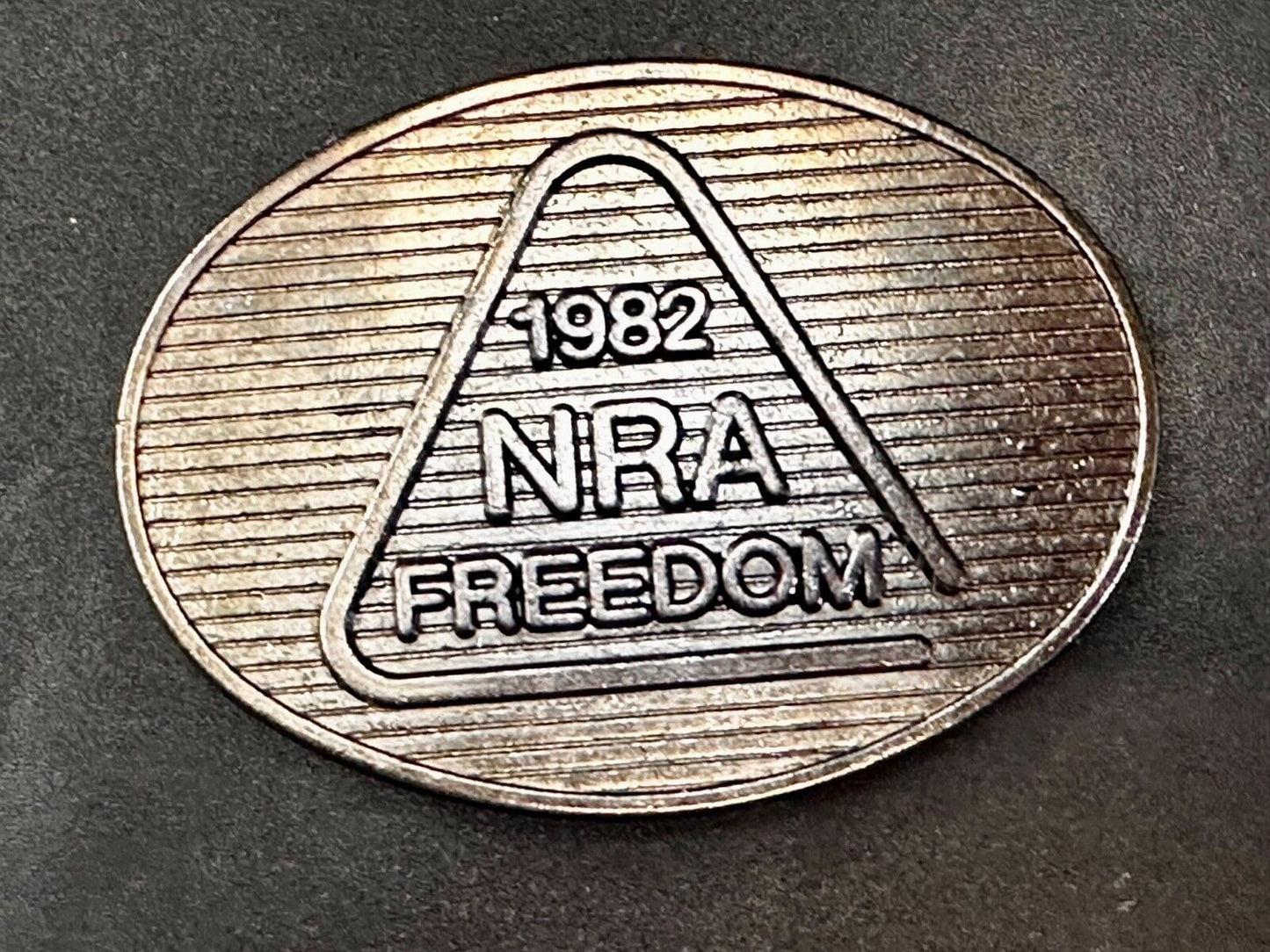 1982 NRA Freedom National Rifle Association Vintage Belt Buckle