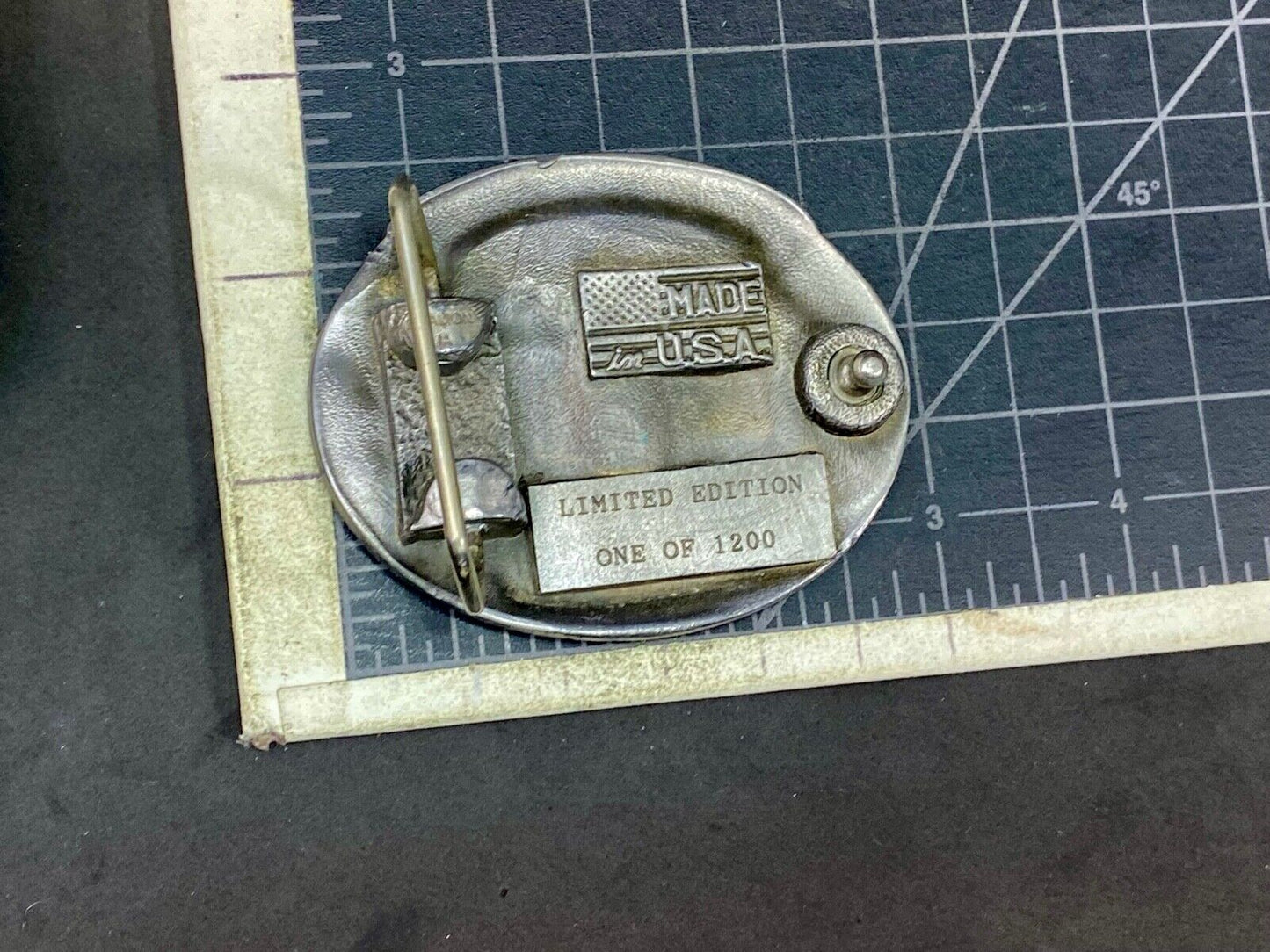 Beaman Co-Op 50Th Anniversary Iowa Feed Grain Farming Agriculture Belt Buckle