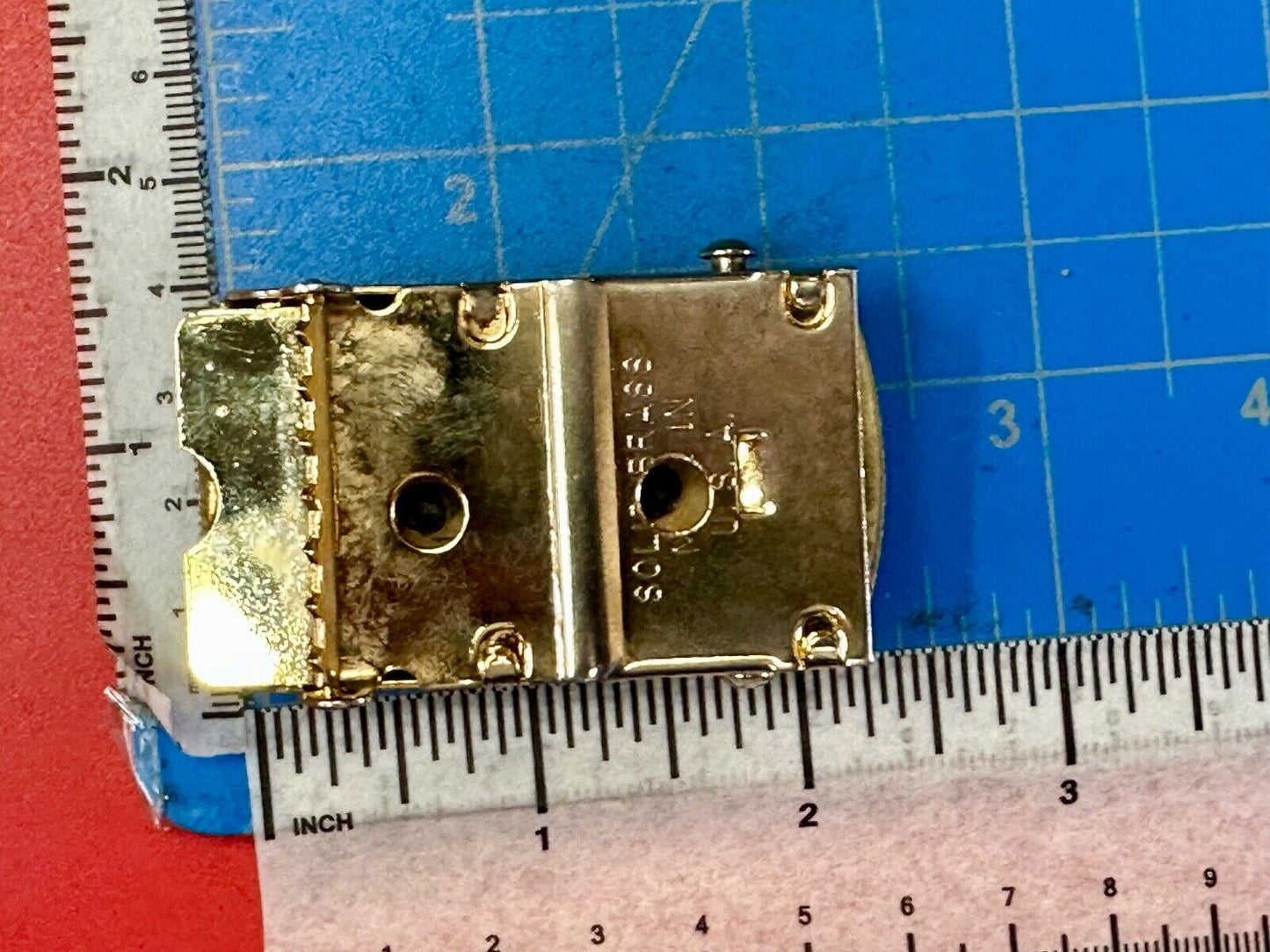 USS Gettysburg CG-64 Ticonderoga-class battleship solid brass belt buckle