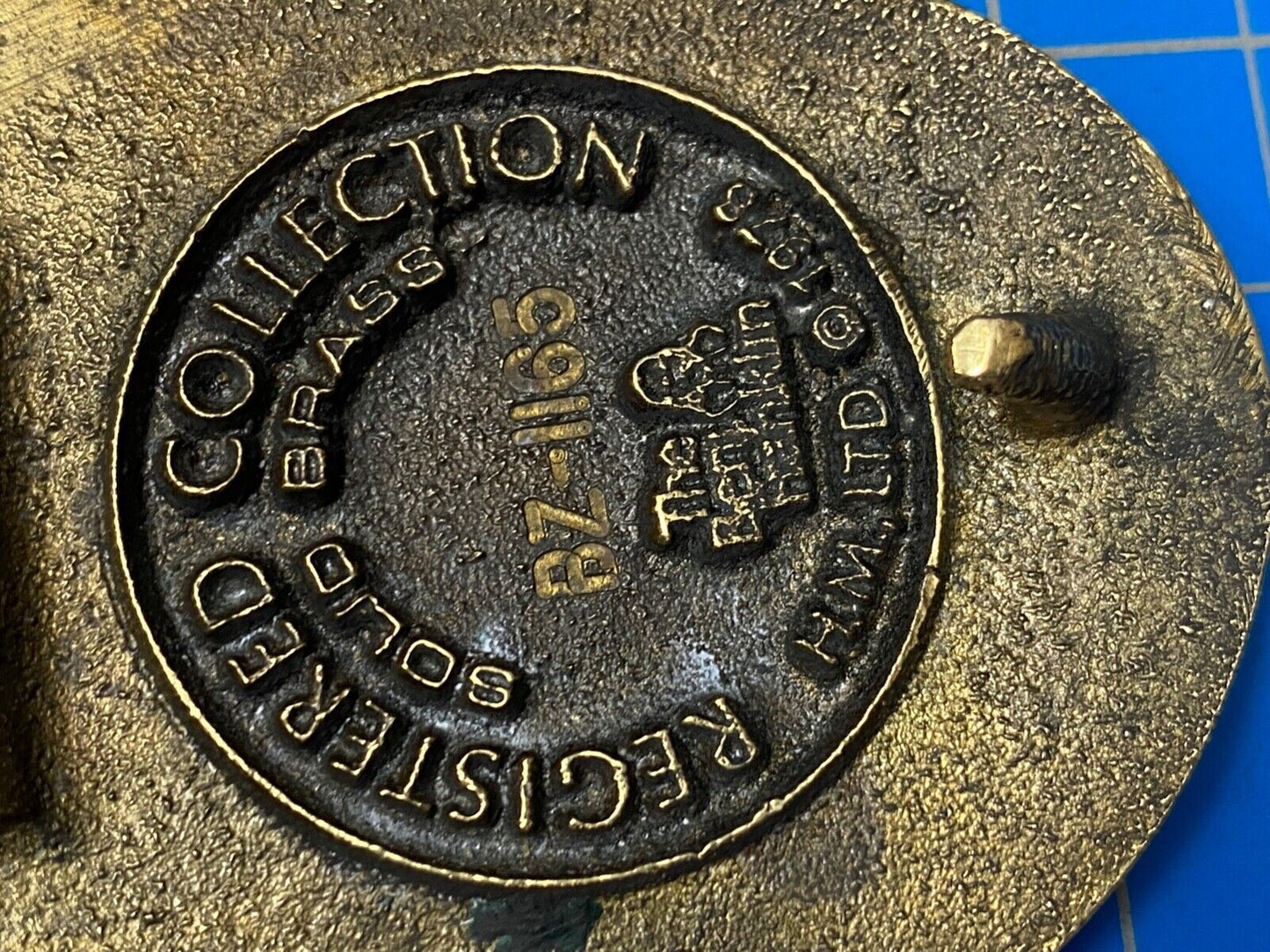 The Union - Oregon 1859 State commemorate solid brass state series belt buckle