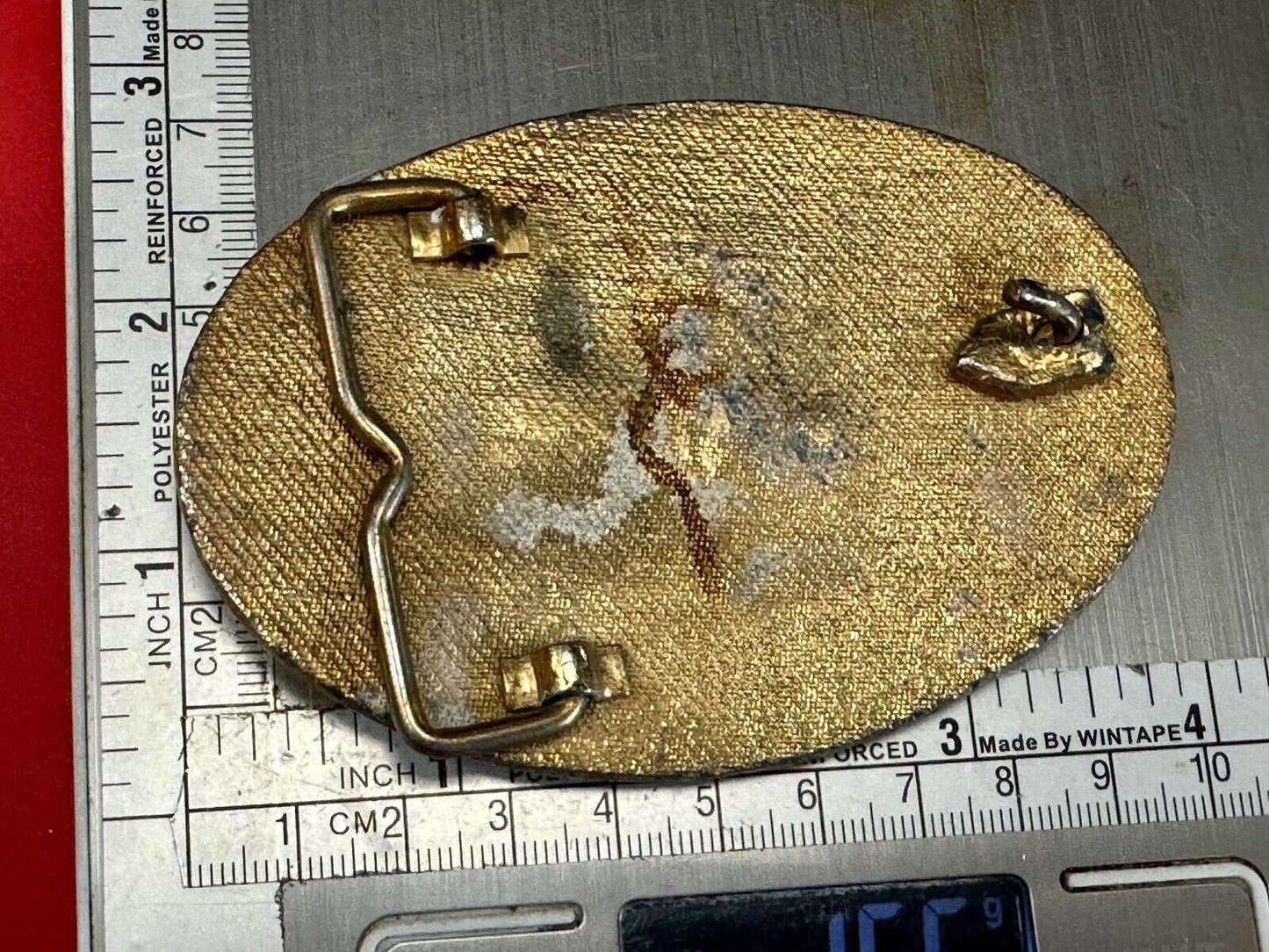 Vintage Alabama Square Dance federation belt buckle to restore